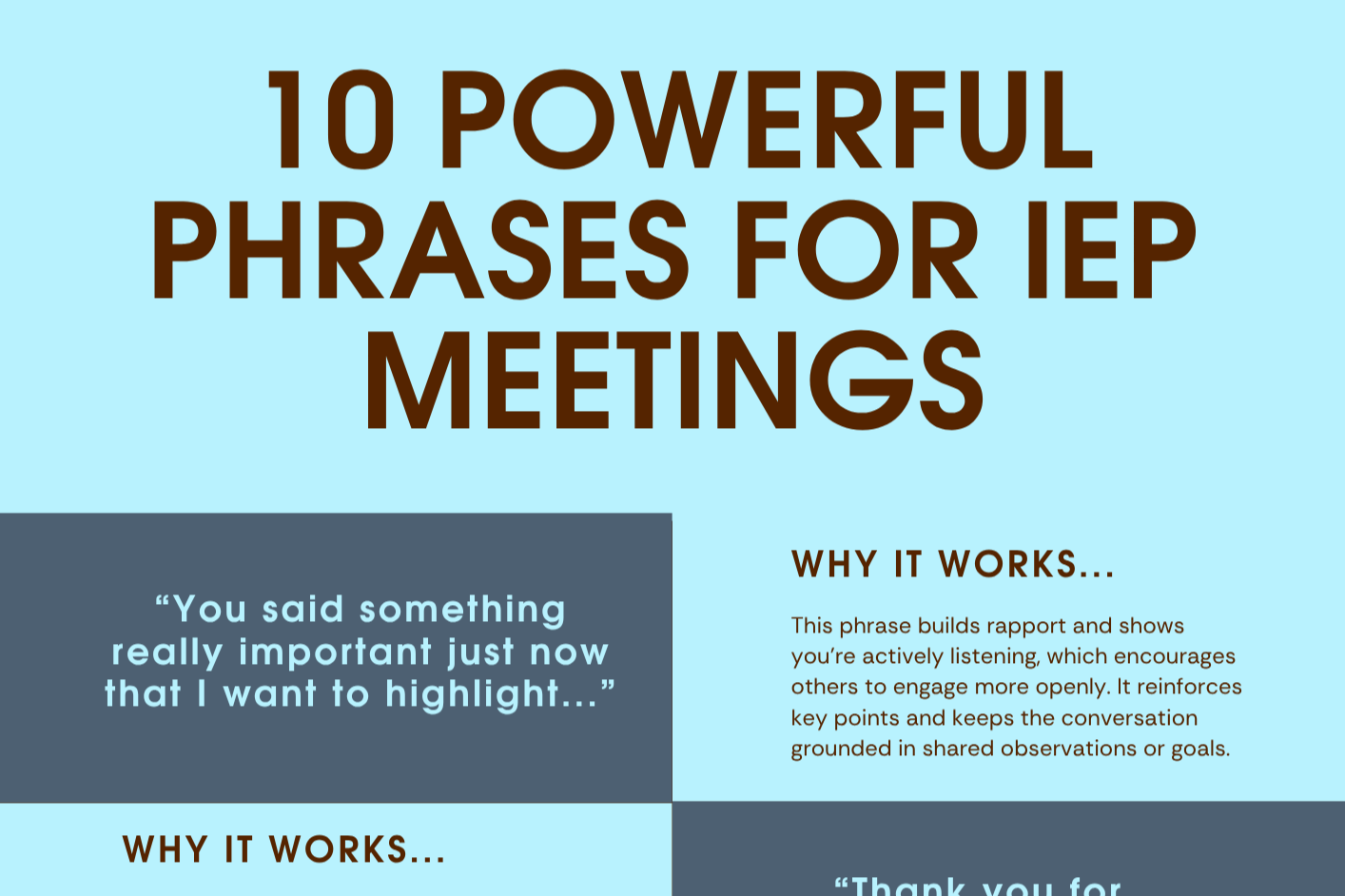 10 Powerful Phrases for IEP Meetings