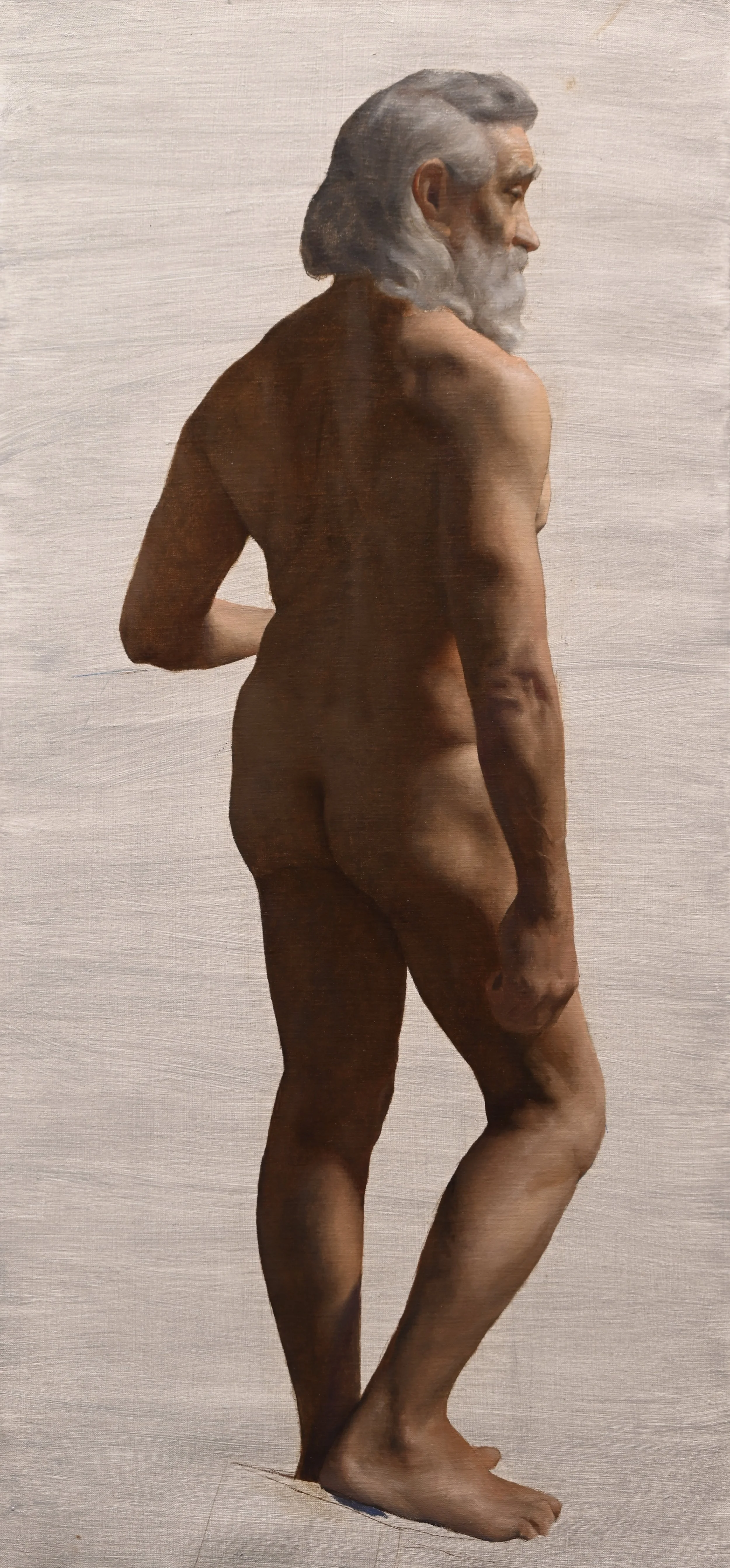 Freddy Standing, oil on canvas, 30 x 16”, 2025