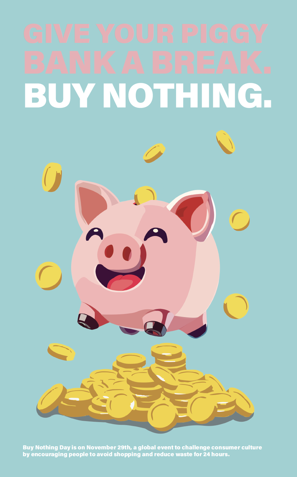 Buy Nothing Day Poster