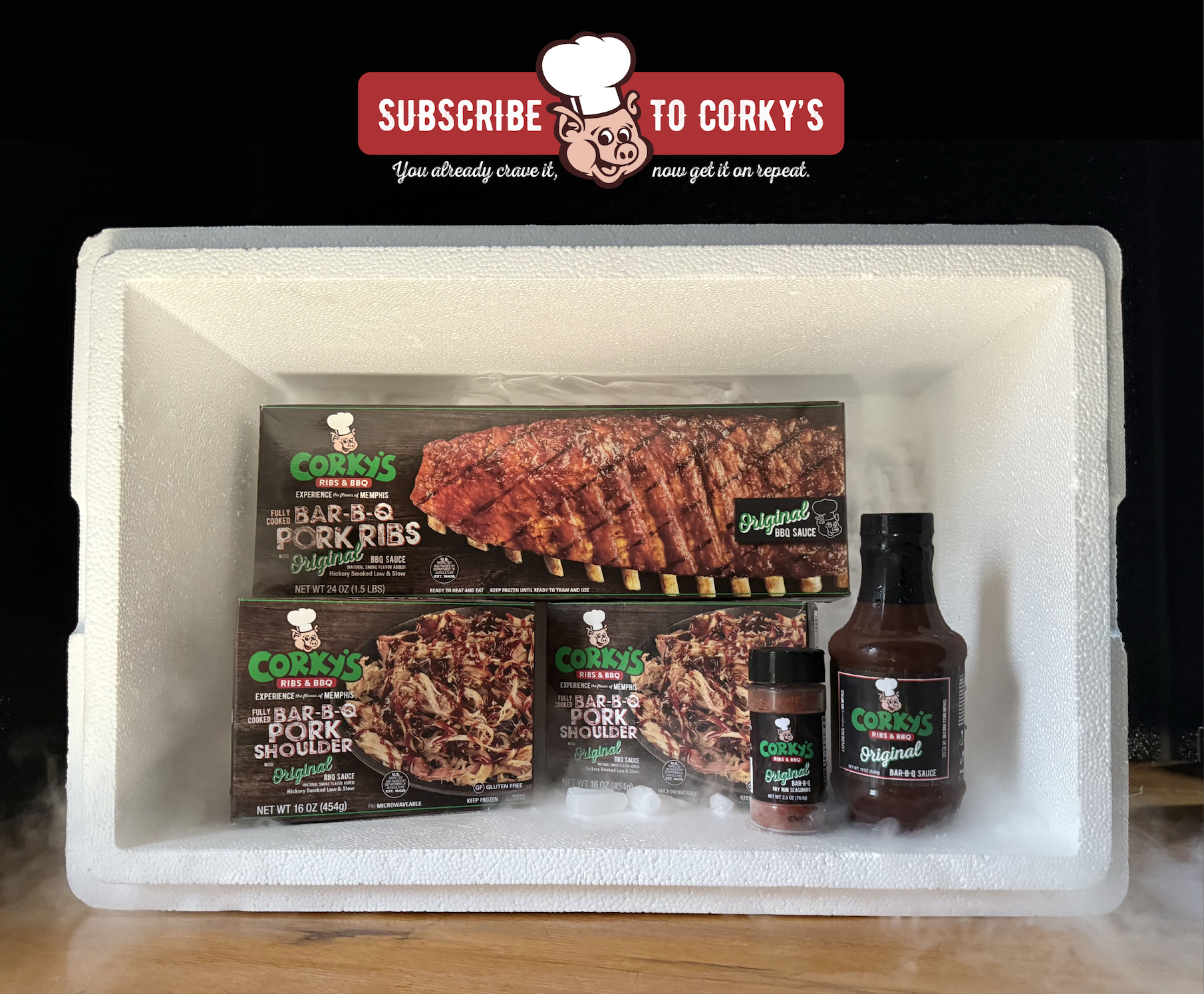 Corky's BBQ Subscription Box