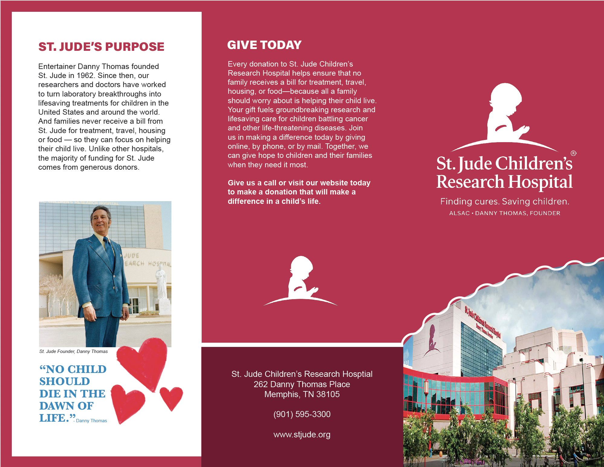 St. Jude Children's Hospital Brochure