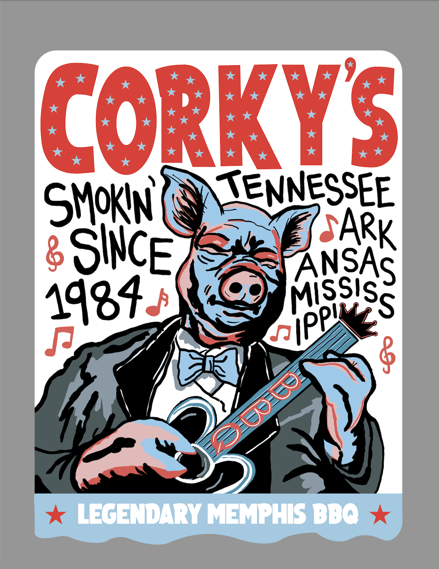 Corky's BBQ T-shirt