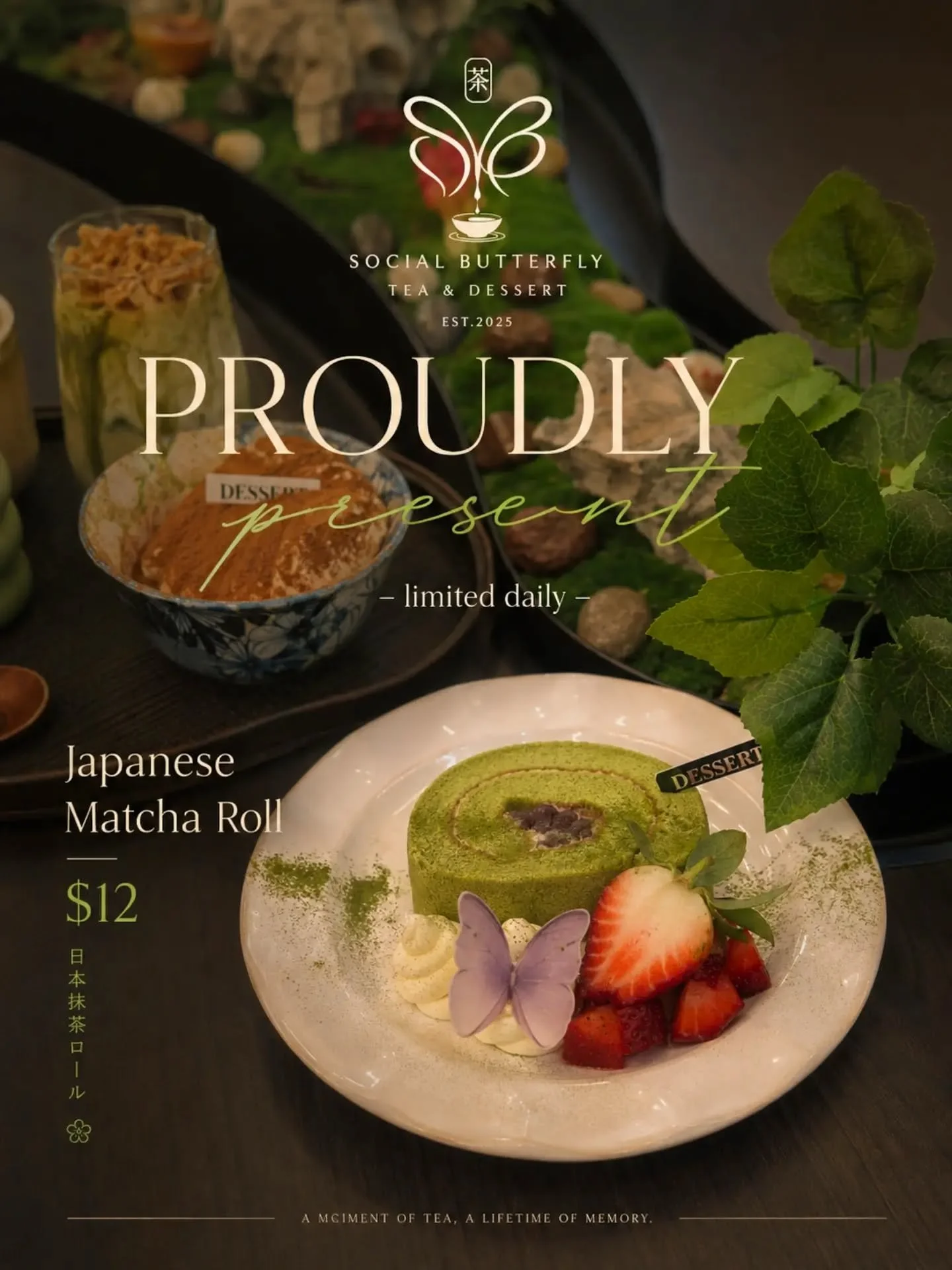 You&rsquo;ve had matcha. But have you tried it rolled this way? 🍵

Japanese roll cake is all about balance &mdash; unlike heavier Western-style cakes, the sponge is made to stay incredibly soft and airy, while the cream is kept light so neither swee