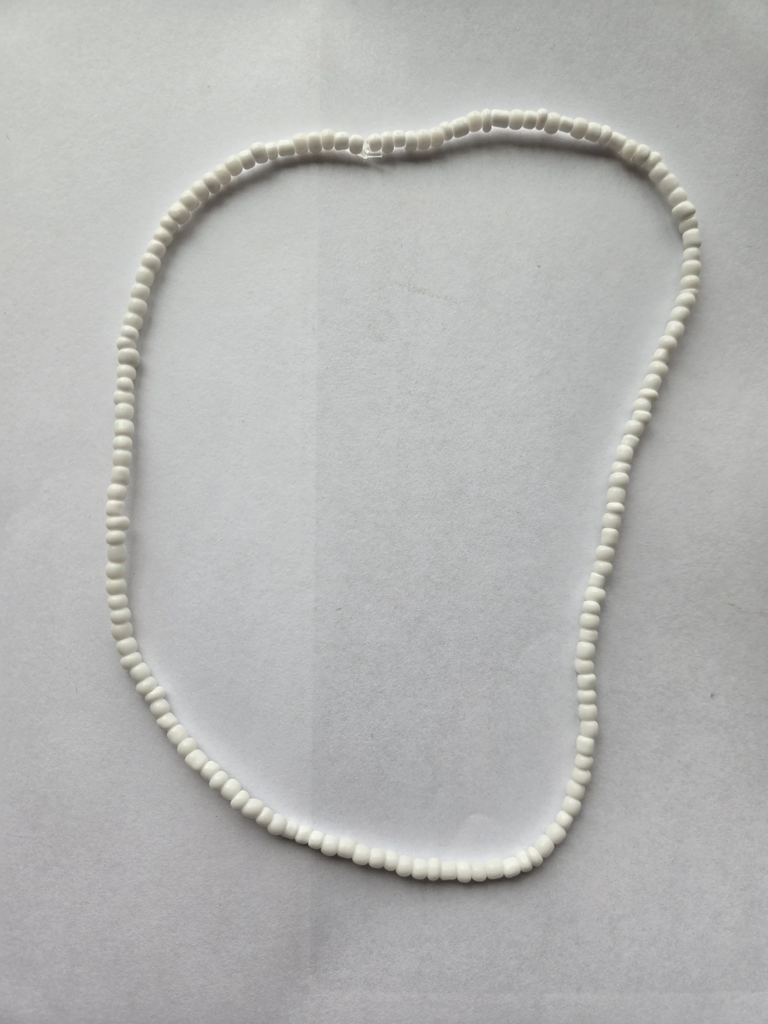 White Beaded Necklace