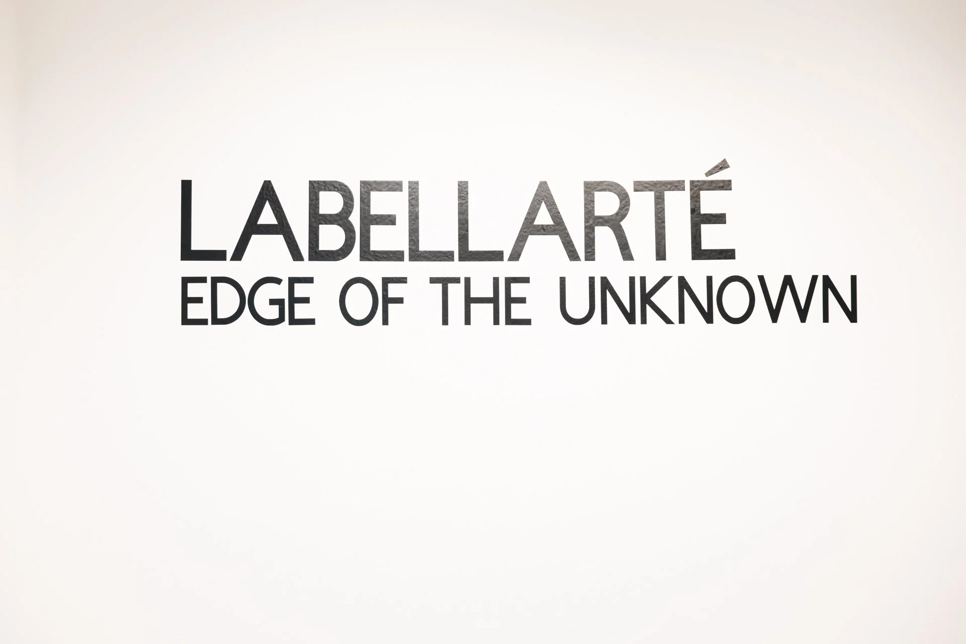 Solo Show: Edge of the Unknown