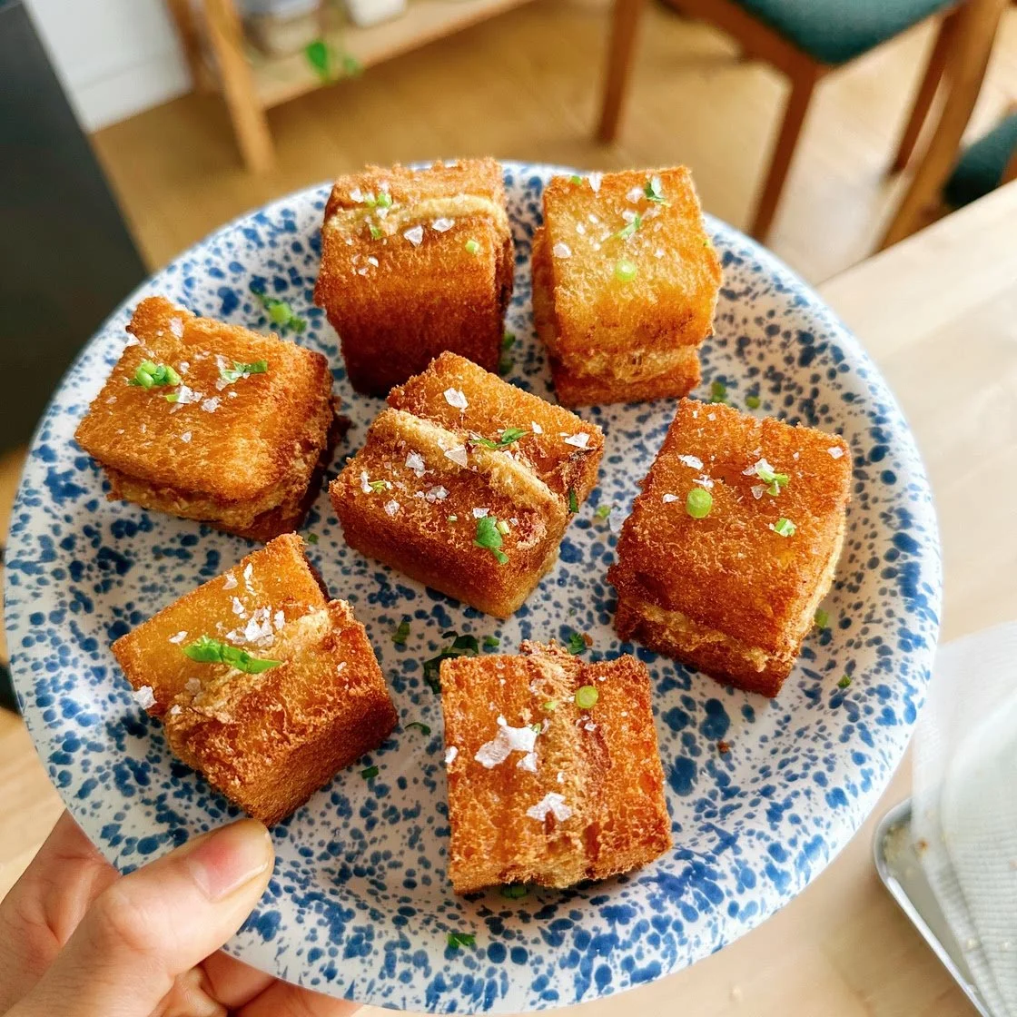 Vegan Menbosha (Prawn Toast)