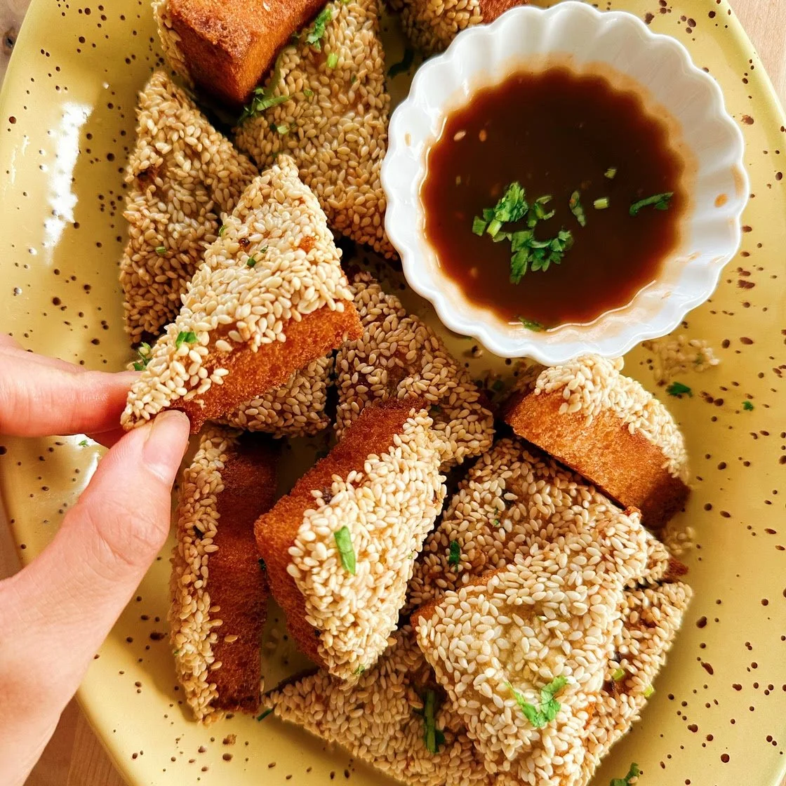 Vegan Sesame Prawn Toast