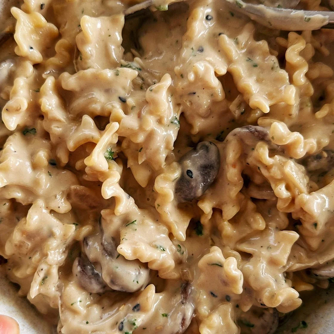 Creamy Miso Mushroom Pasta