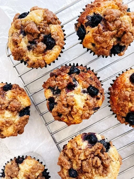Blueberry Crumble Muffins