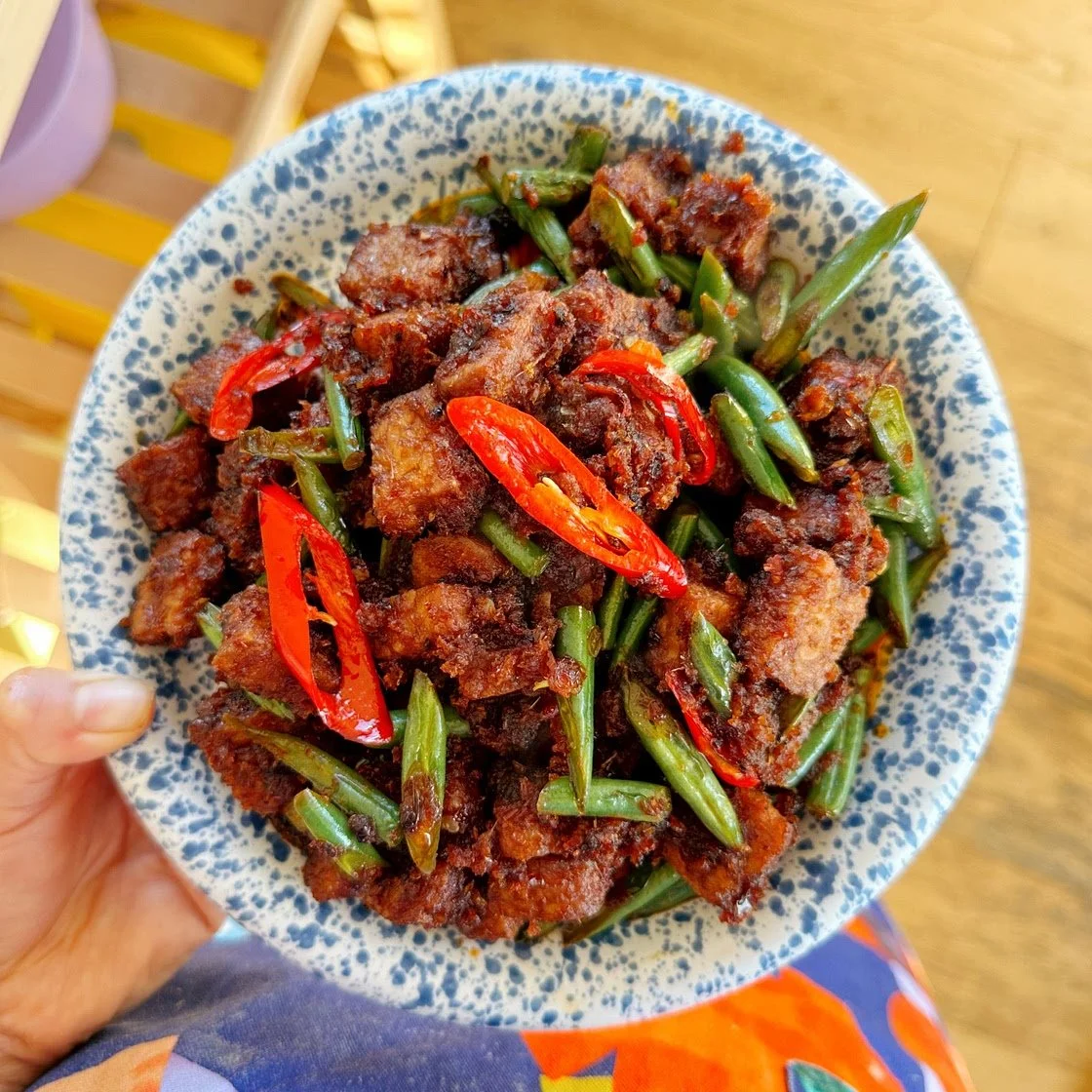Sambal Goreng Tempe (Indonesian Spicy Fried Tempeh)