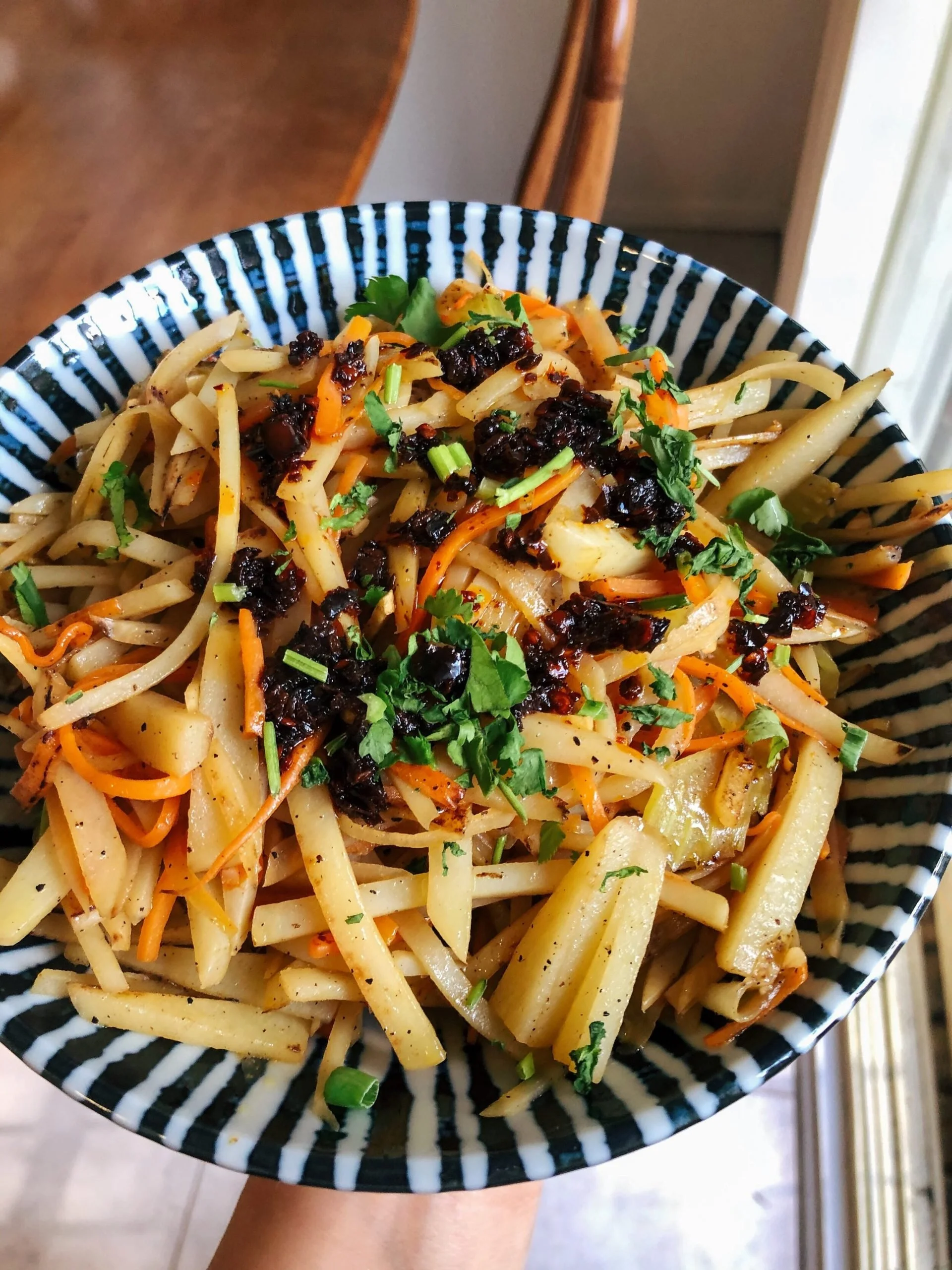 Chinese Shredded Potato Stir-Fry