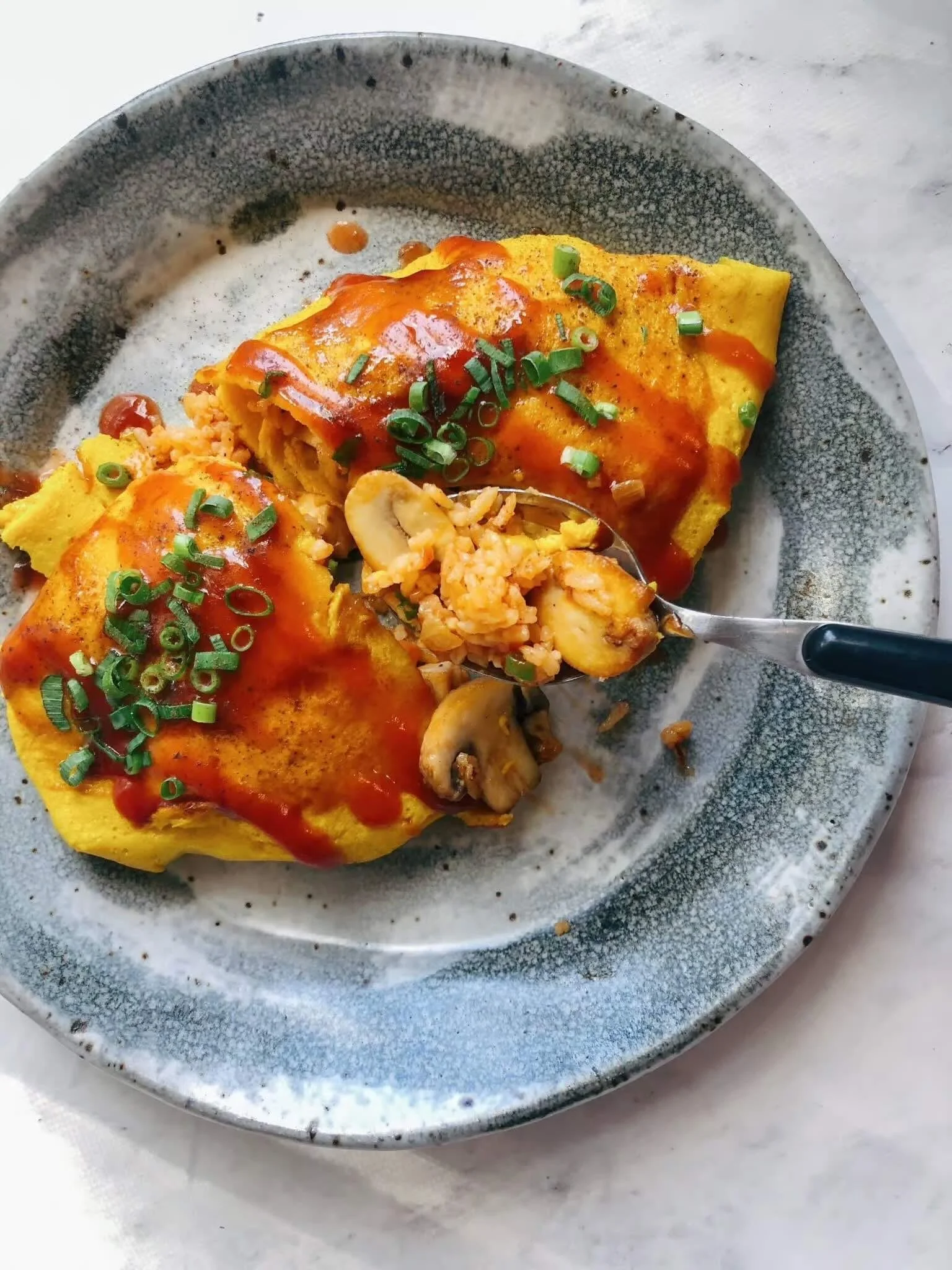 Vegan Omurice (オムライス)