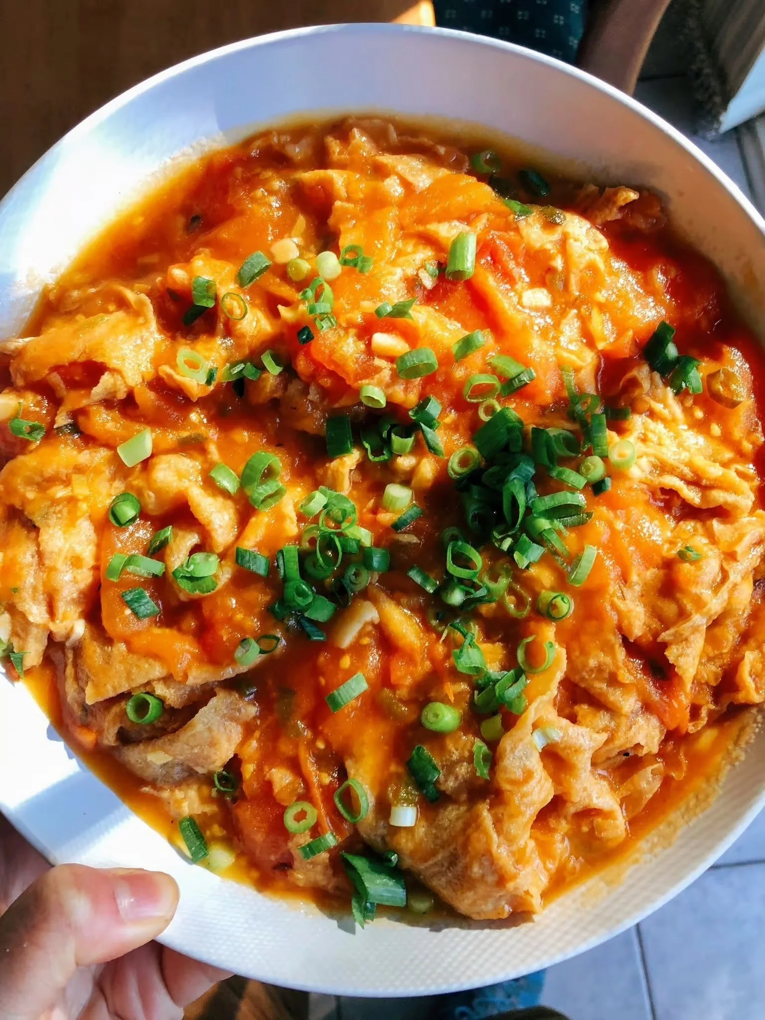 Vegan Tomato and Egg Stir Fry