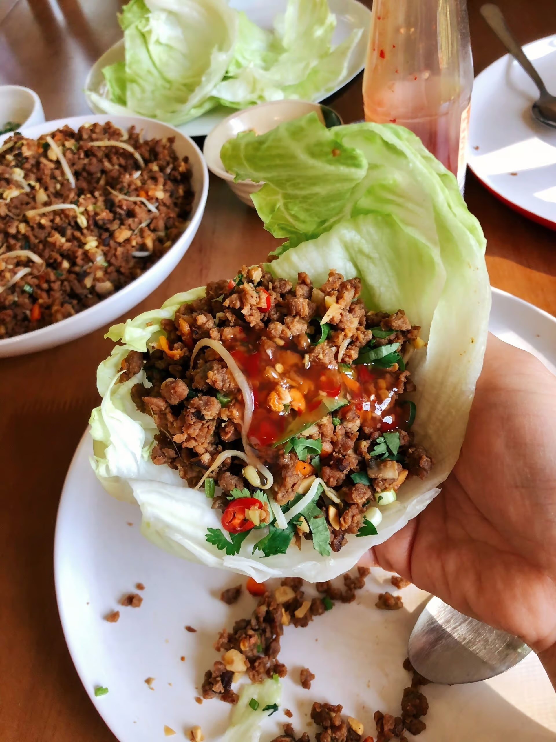 Vegan Sang Choy Bow (生菜包)
