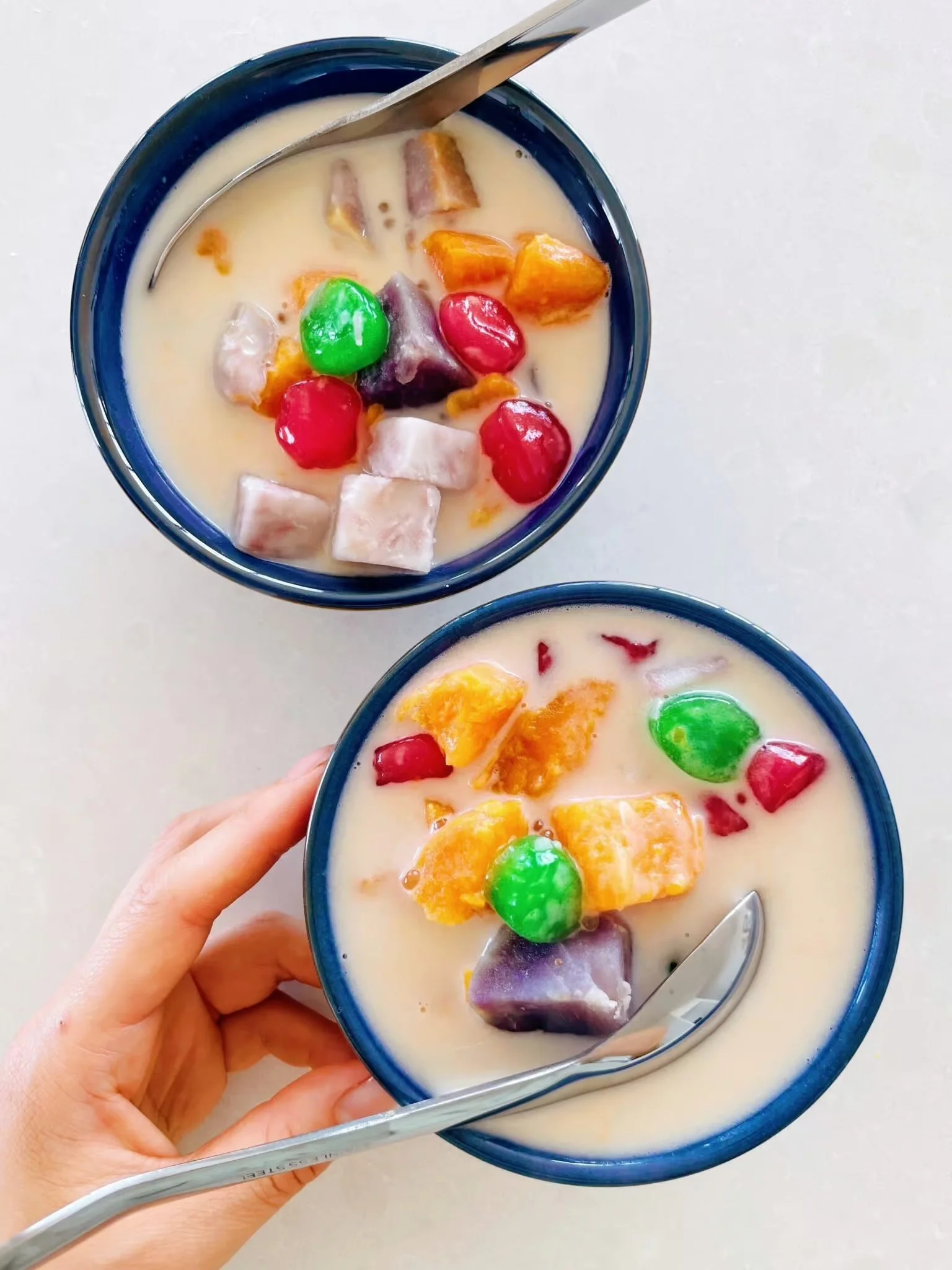 Bubur Cha Cha (Malaysian Sweet Potato and Coconut Milk Dessert)