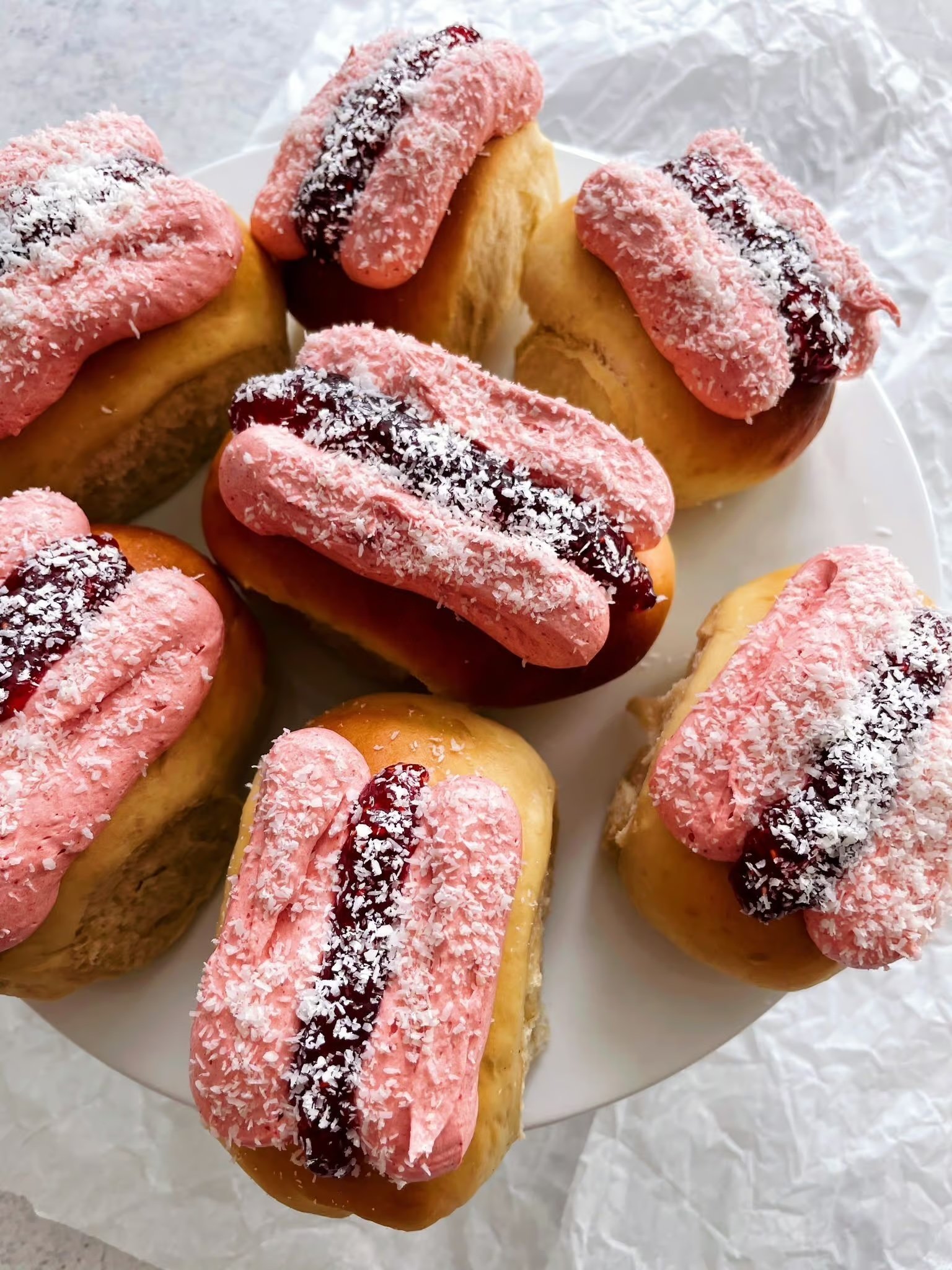 Vegan Iced Vovo Finger Buns