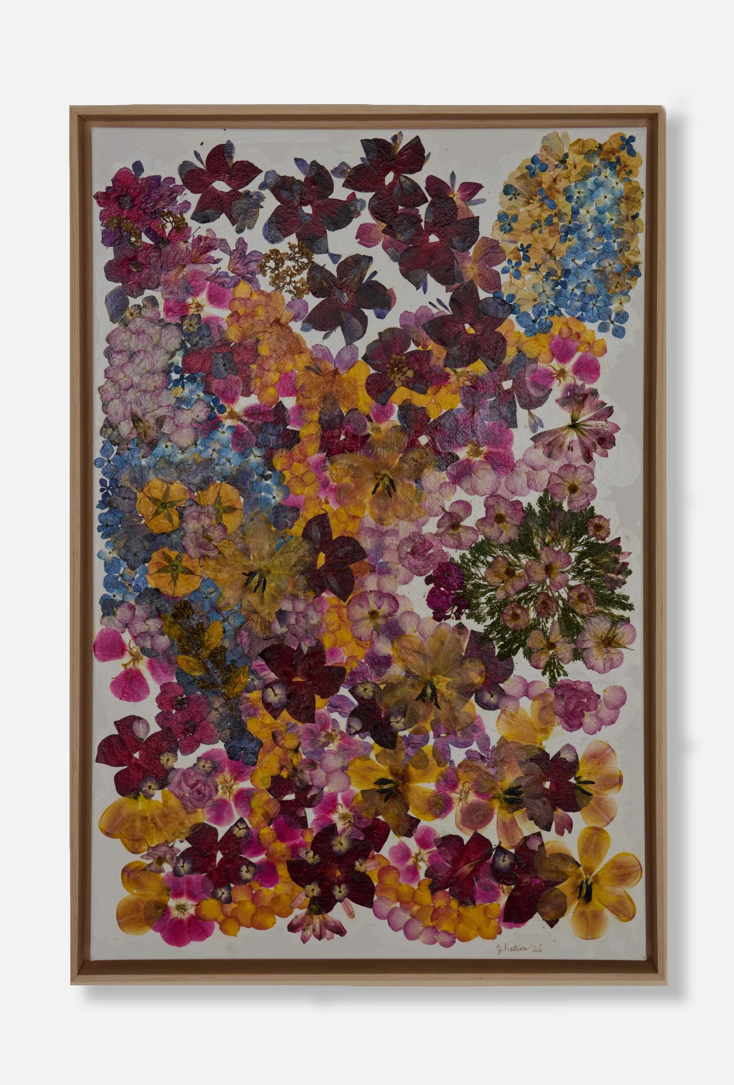 Pandaisia Antheon (Feast of Flowers), 37.5 × 27.5 in/96.5 × 70 cm