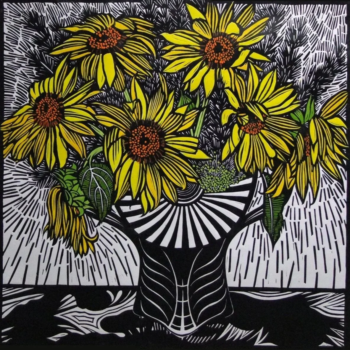  Sunflowers    70cm x70cm 