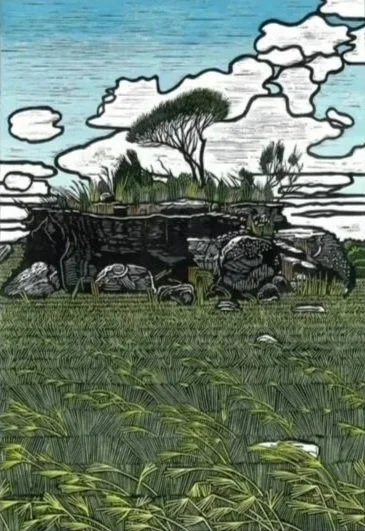  Rocky Outcrop    40cm x60cm 