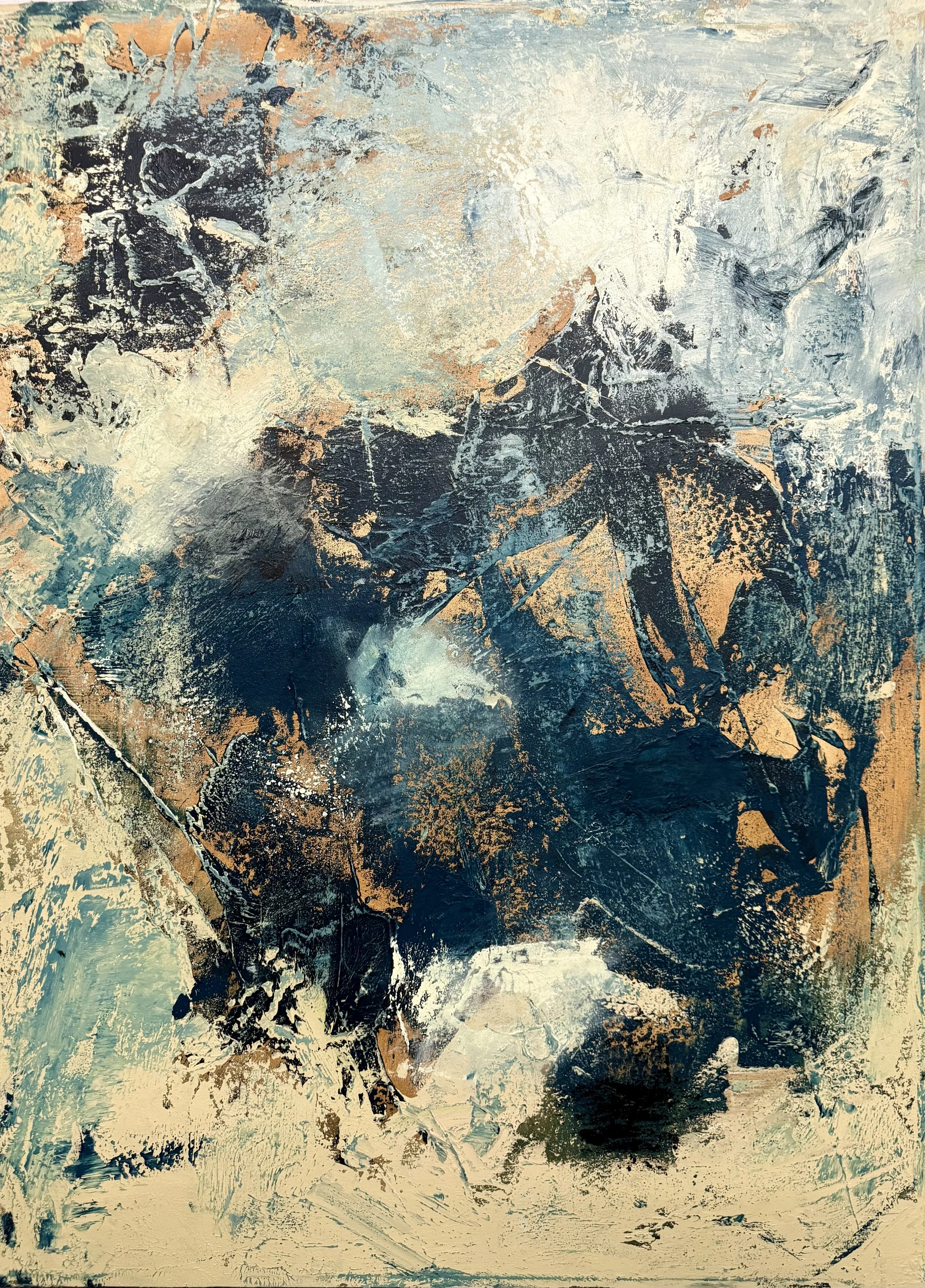 MAGNESIUM 
MIXED MEDIA ON CANVAS
48" X 36" 