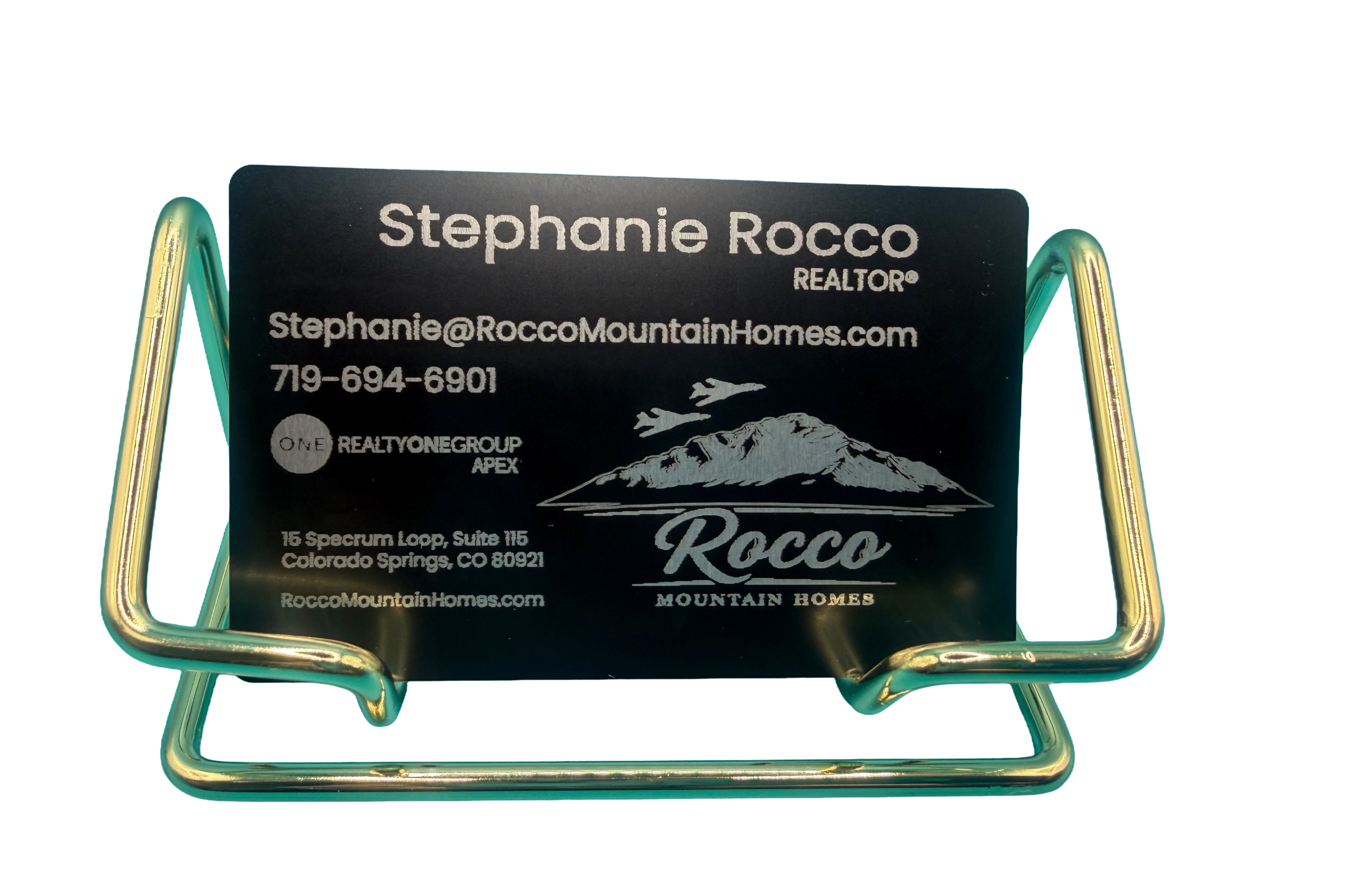 I Mean Business Black - Metal Business Cards (25 count)