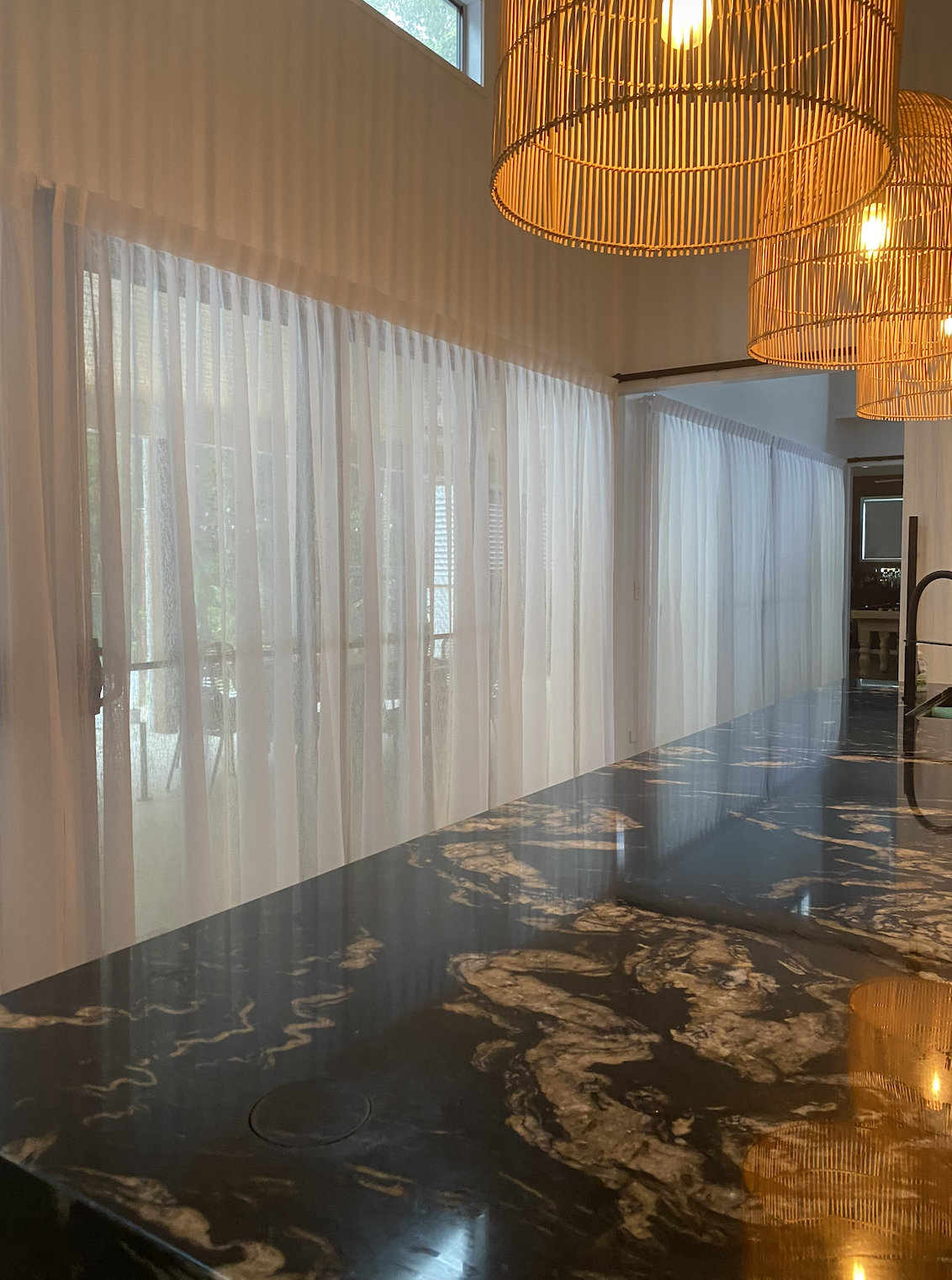 Custom sheer curtains Sunshine Coa