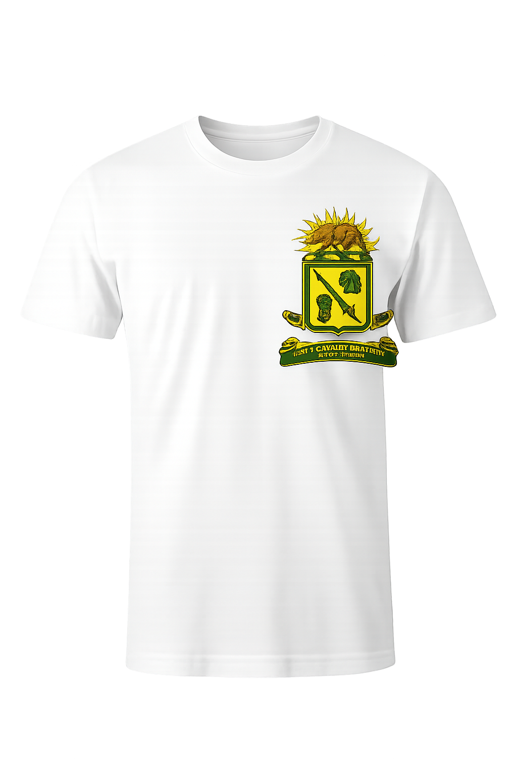 White 1-18th CAV Regiment T-Shirt