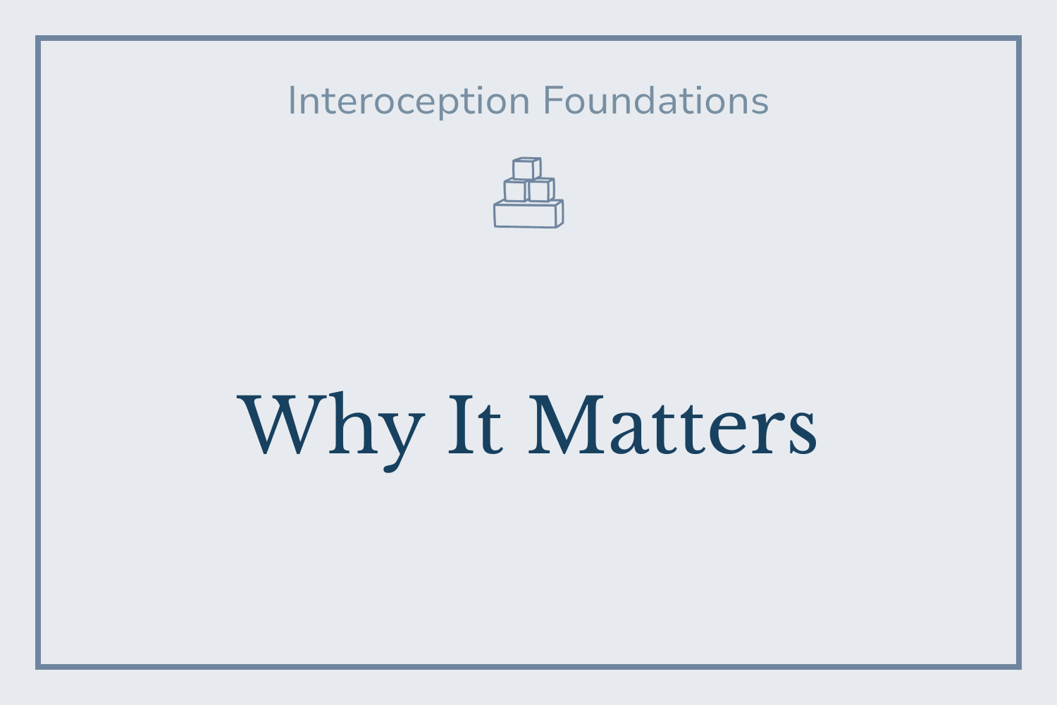 Why Interoception Matters