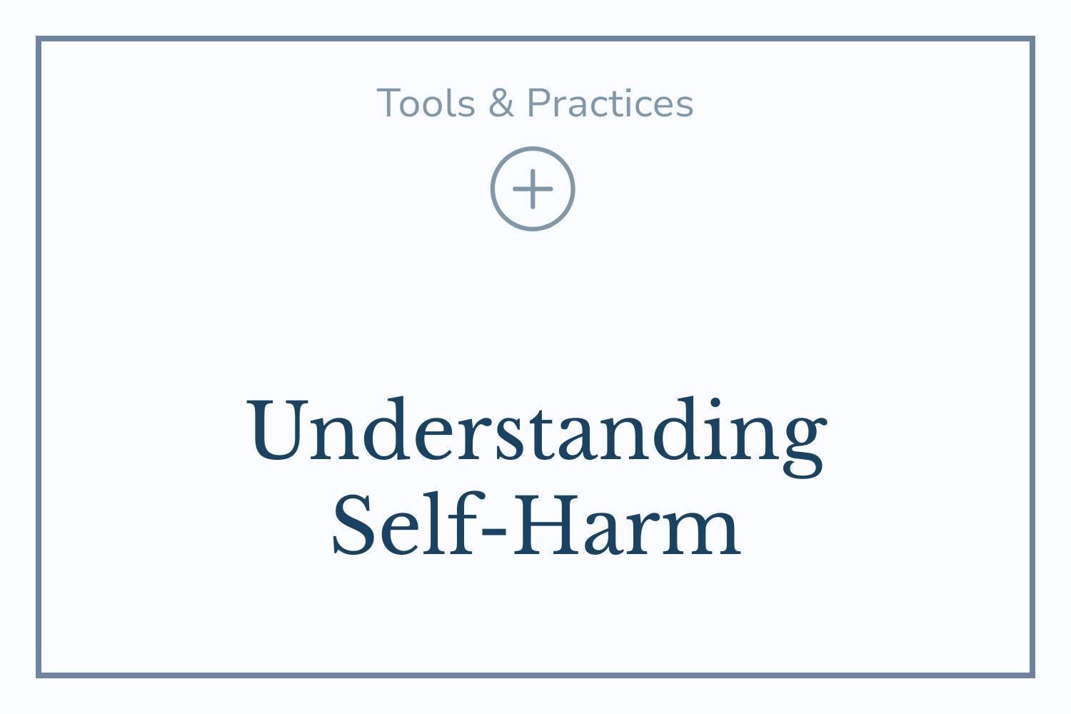 3 Essential Things To Understand About Self-Harm