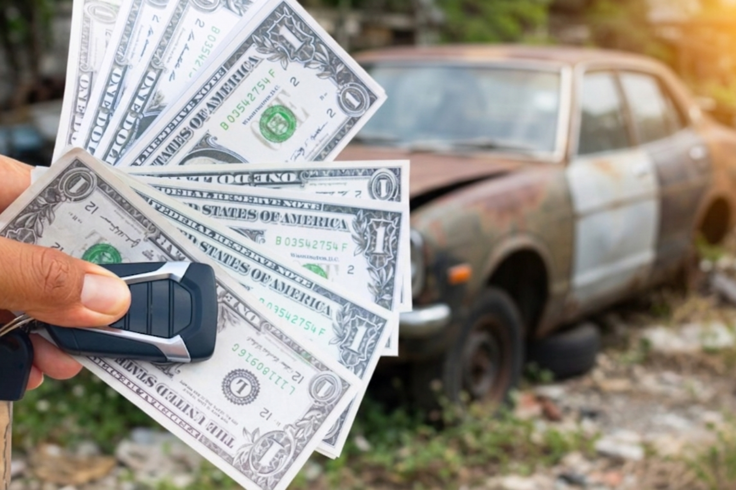 How We Offer Top Dollar for Junk Cars