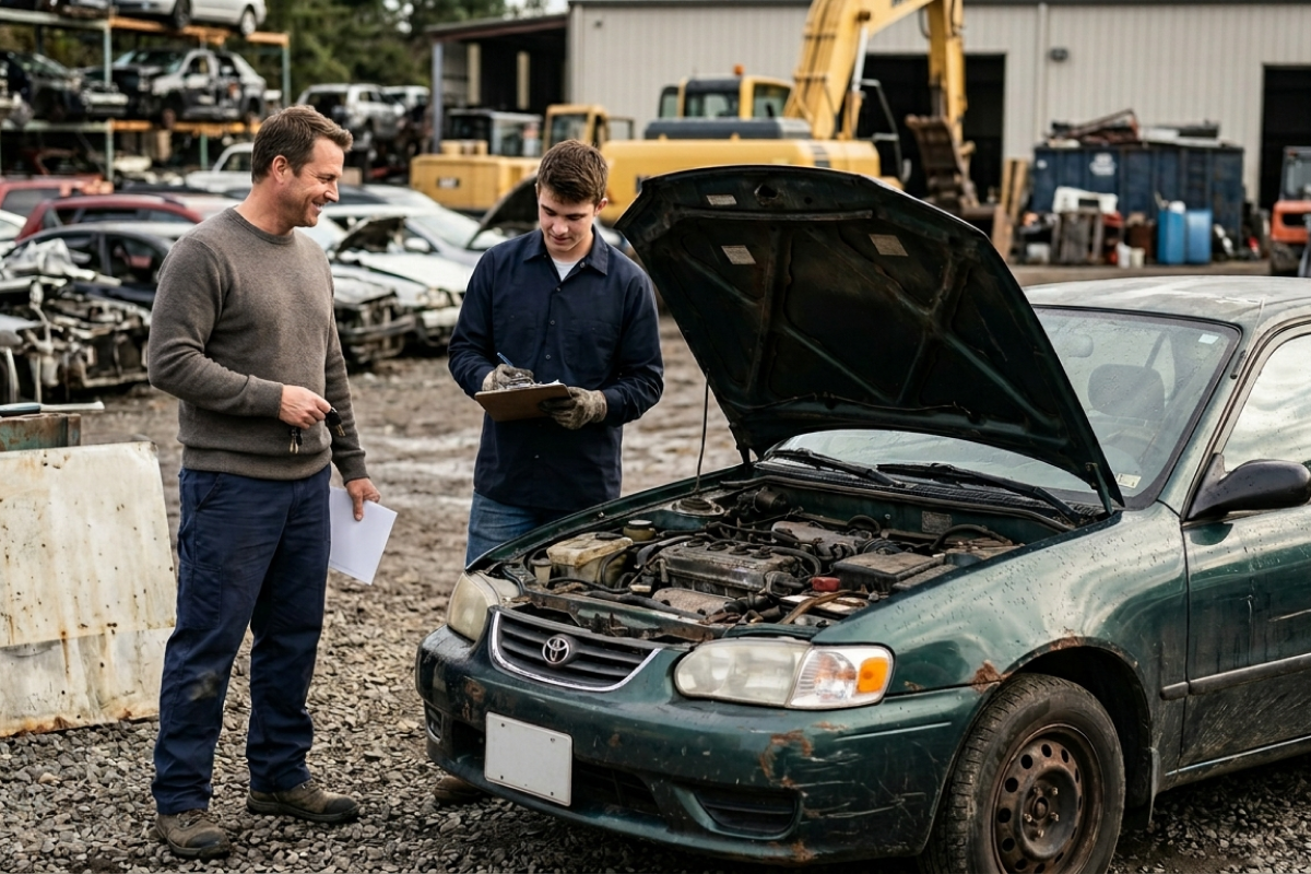Our Simple 4-Step Junk Car Selling Process