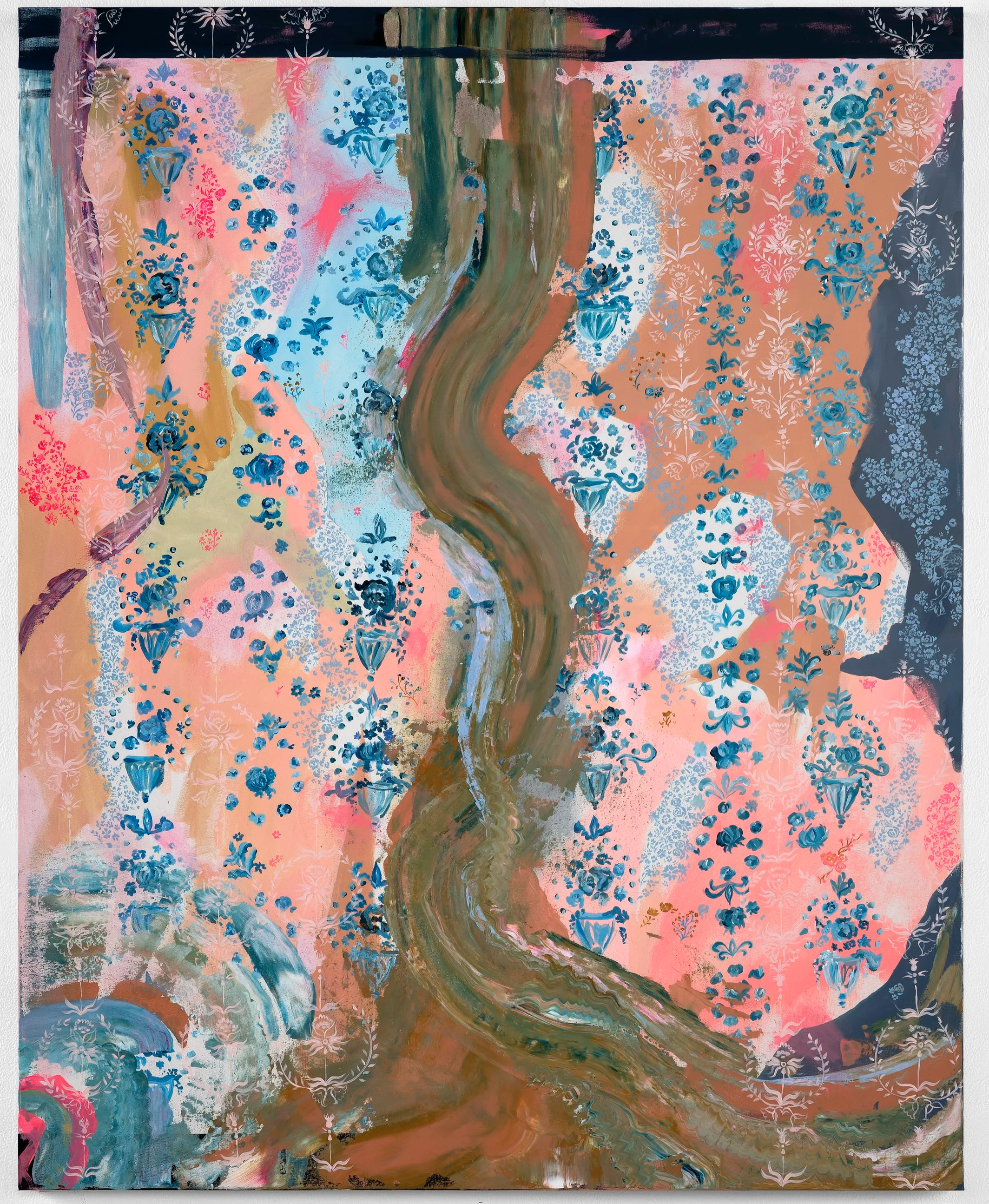 "She Never Said That" 48x60" acrylic on canvas, 2022