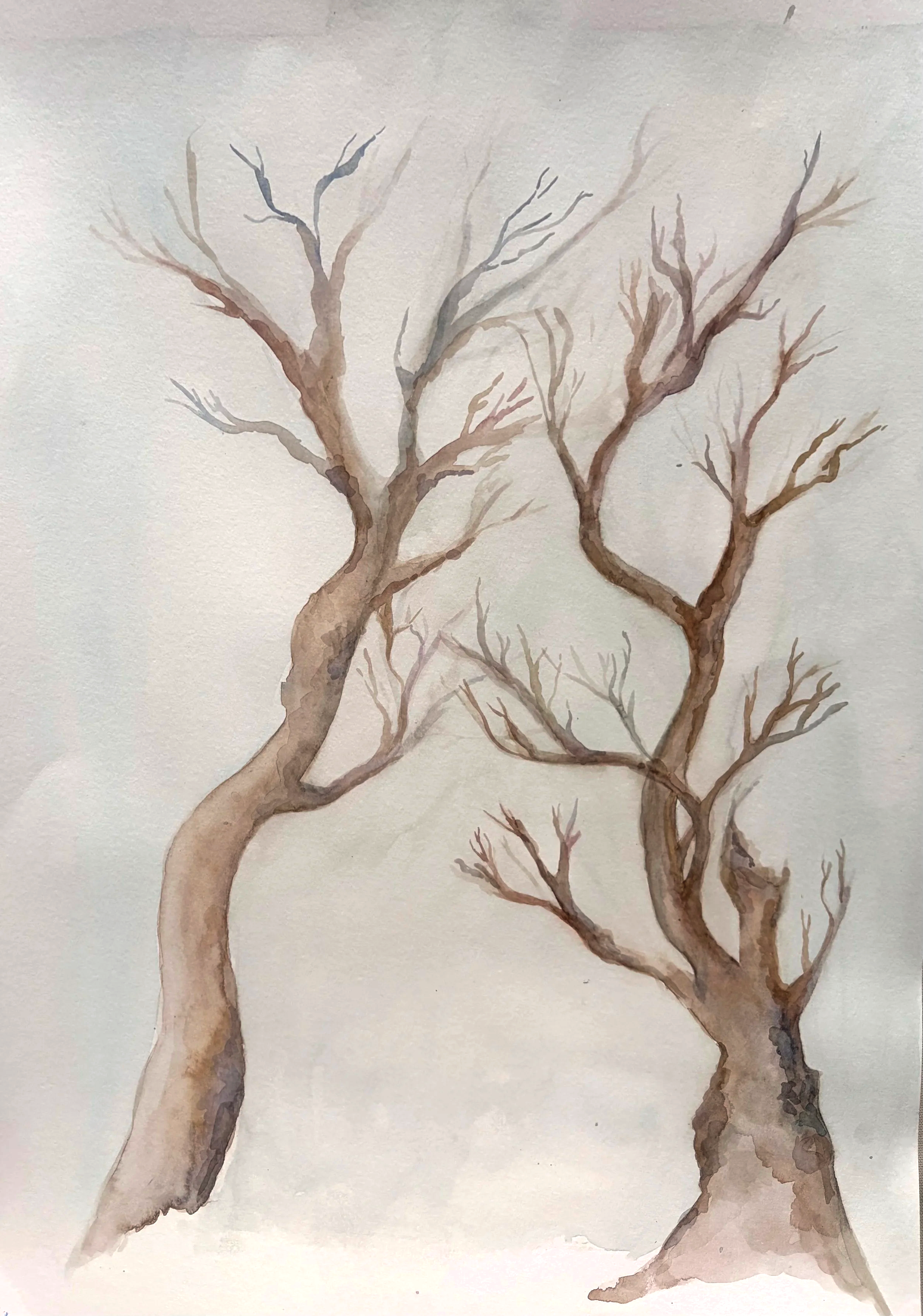 Untitled, watercolor on paper, 2025