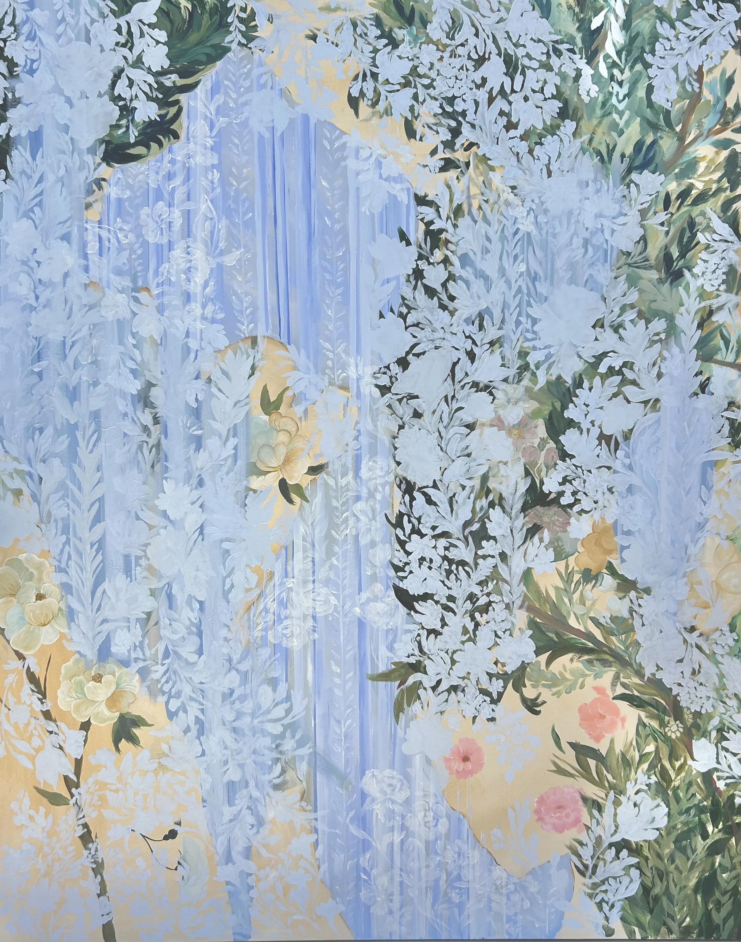 'Adelaide' 48x60" oil and acrylic on canvas, 2025