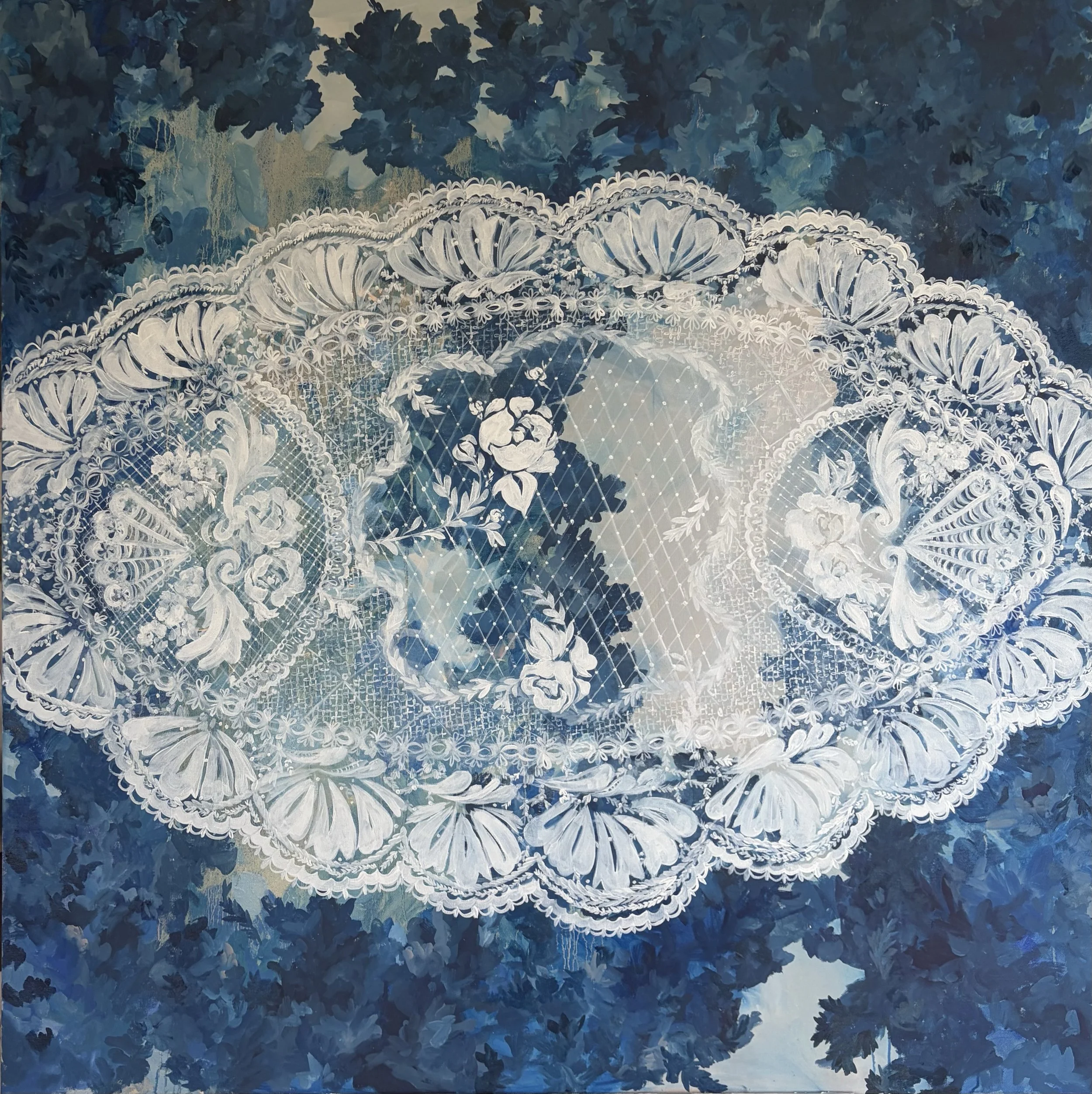 " Winifred" 48x48' oil on canvas, 2026