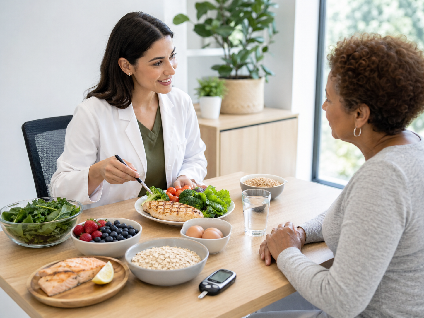 Nutrición para diabéticos: guía básica de alimentos, porciones y alternativas saludables