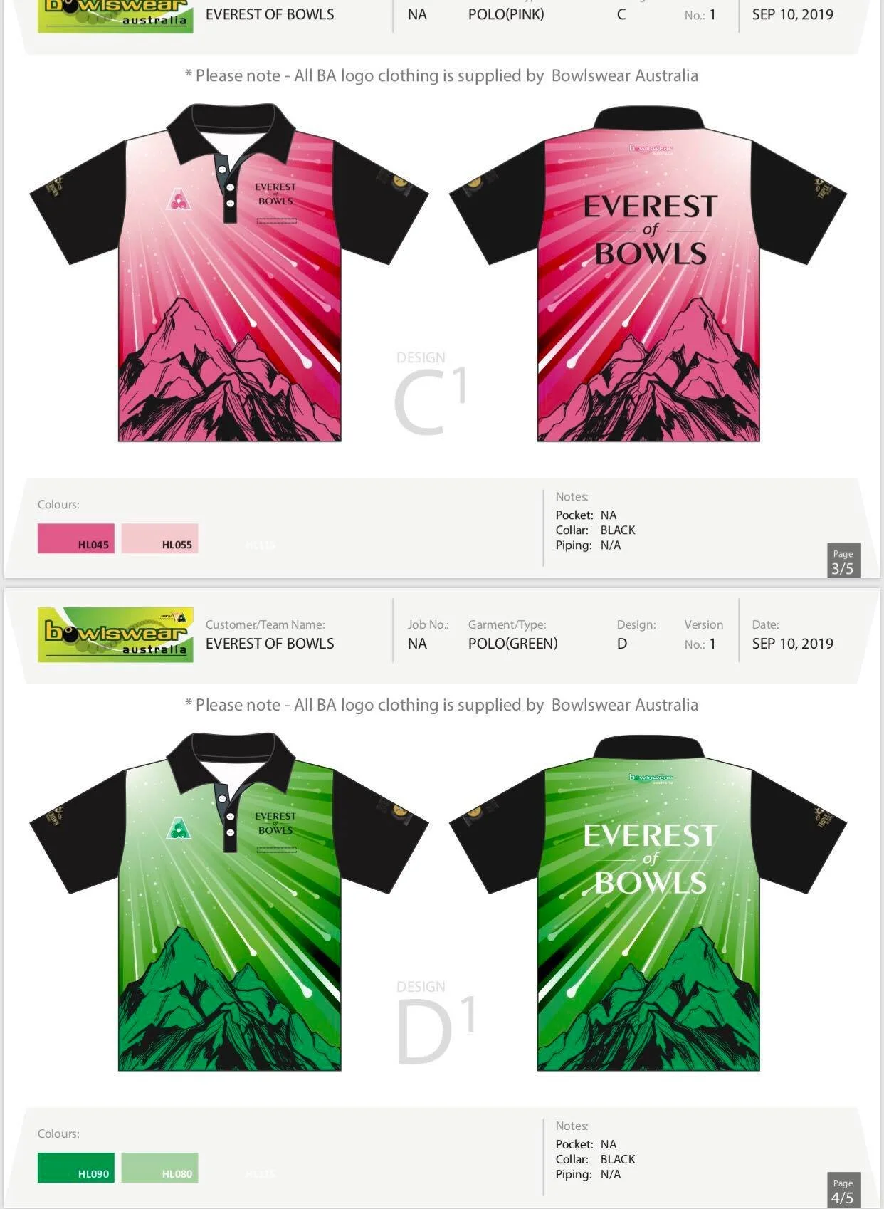 Everest Playing Shirt - Green