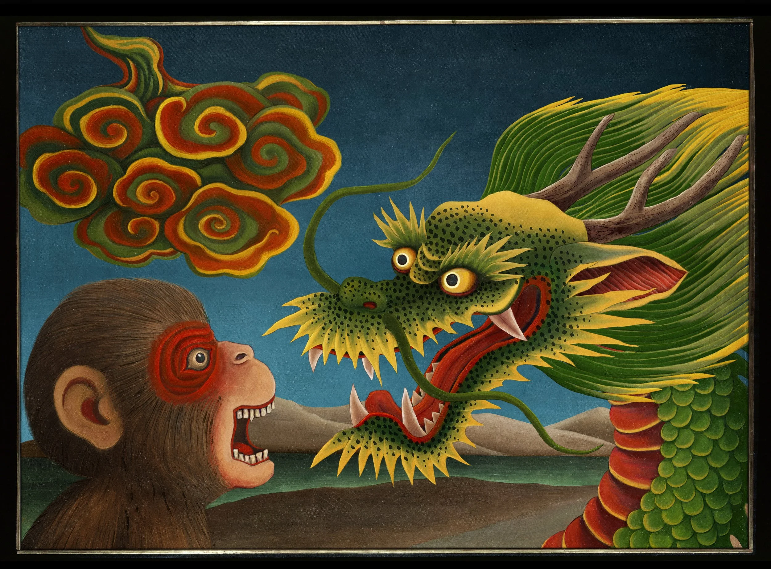 MONKEY DRAGON - 120 x 85 cm