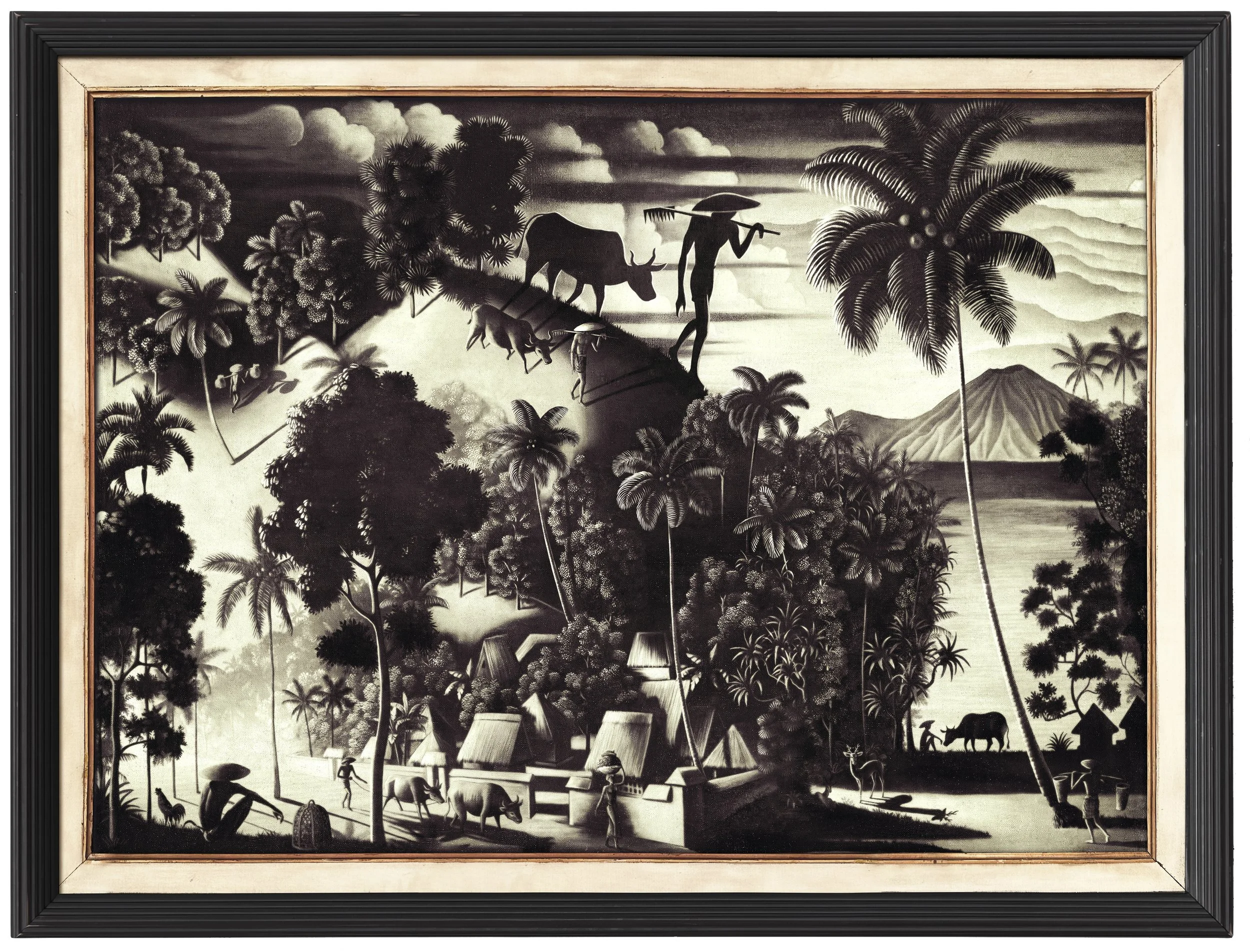 LANDSCAPE WITH SHADOWS - 62 x 97 cm