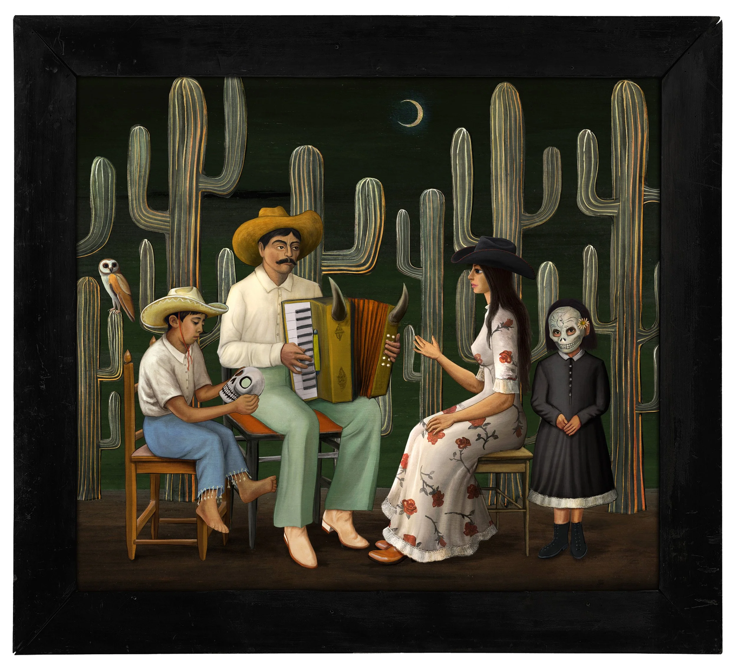 ACORDIONERO - 93 x 81 cm