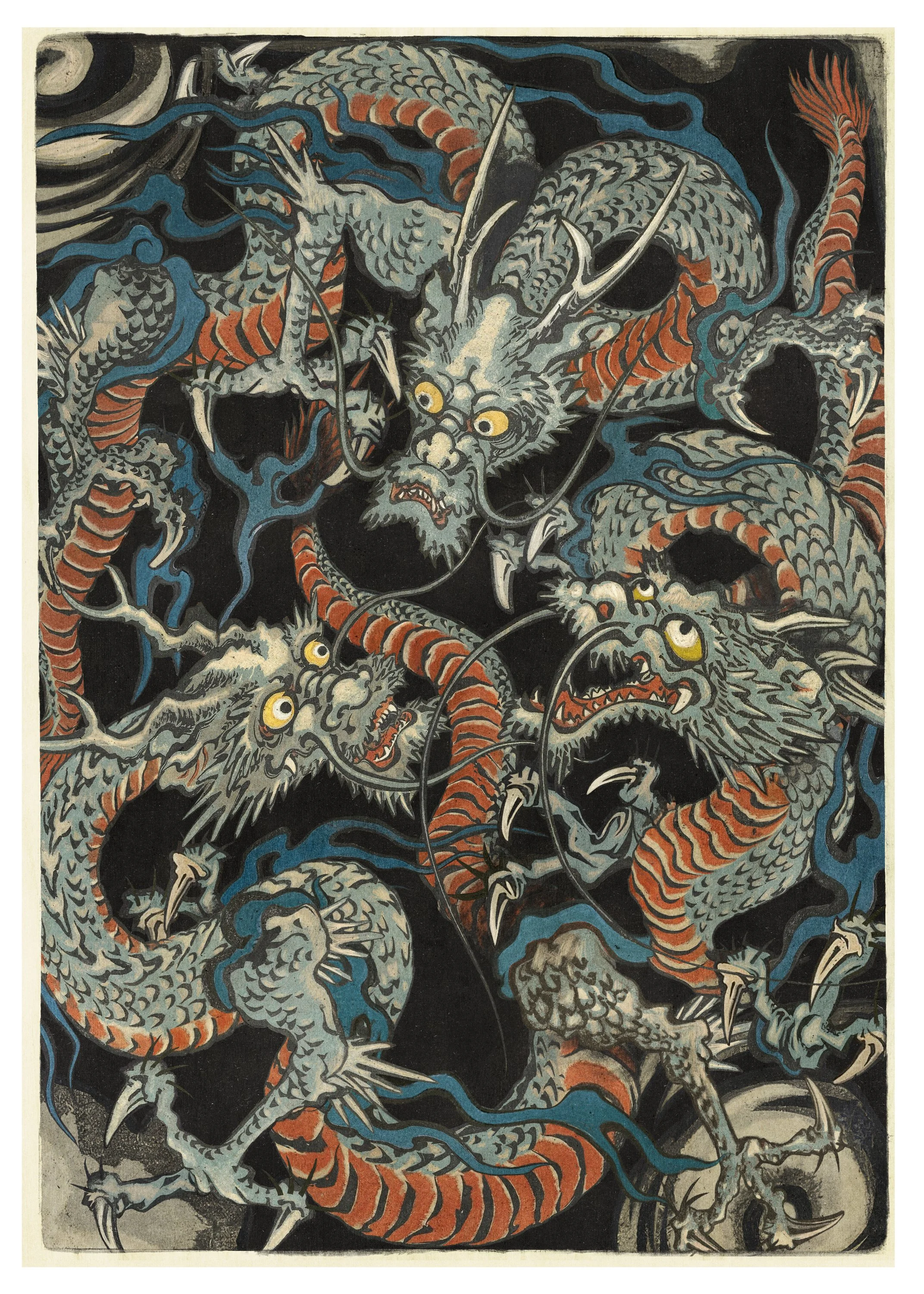 TIGA NAGA - 59 x 84 cm