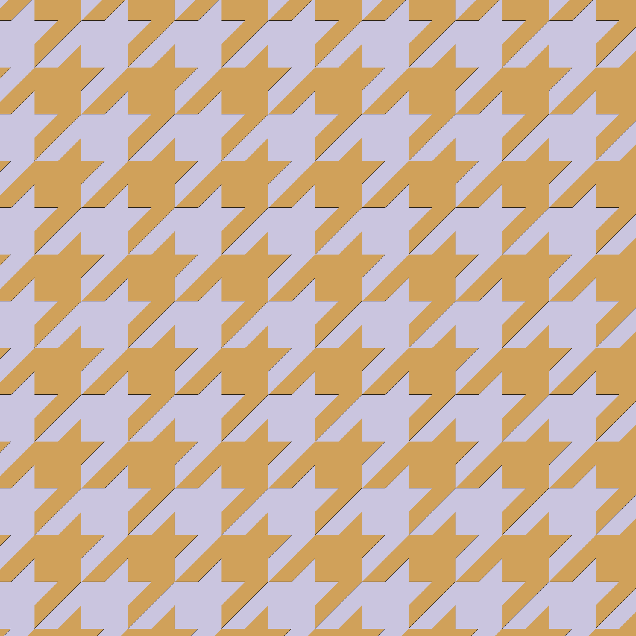 Houndstooth - peaceful lilac, maize