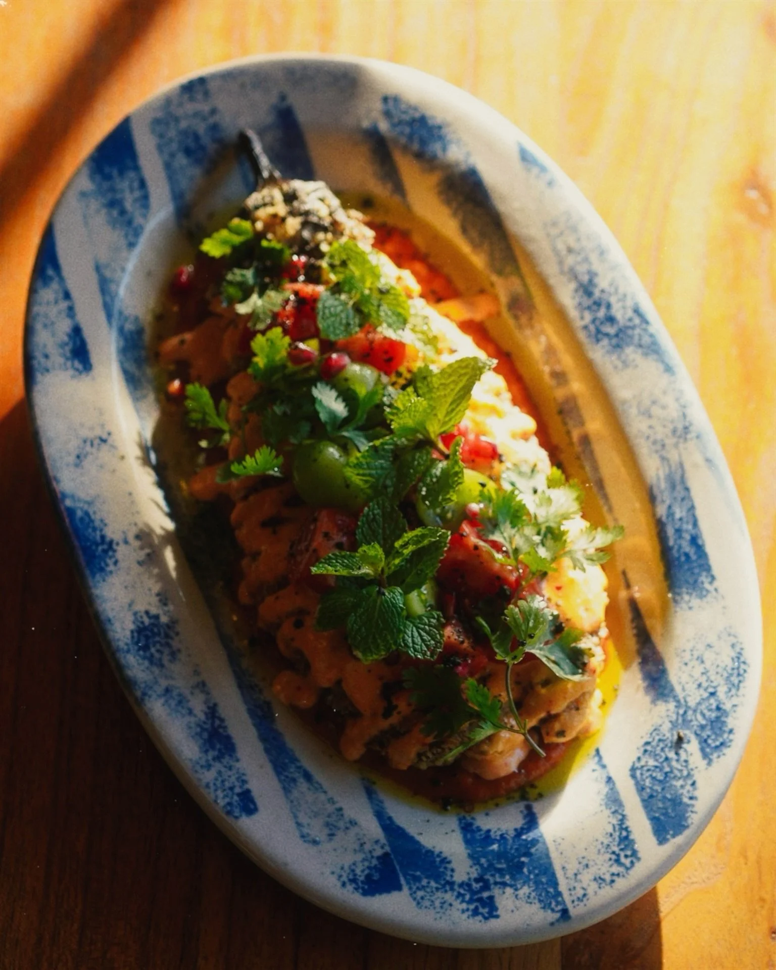 You&rsquo;ve tried katsu but never like this 🍆 Crispy breadcrumbed eggplant layered with kimchi mayo &amp; fresh tomato herb salad. Now available all day.
