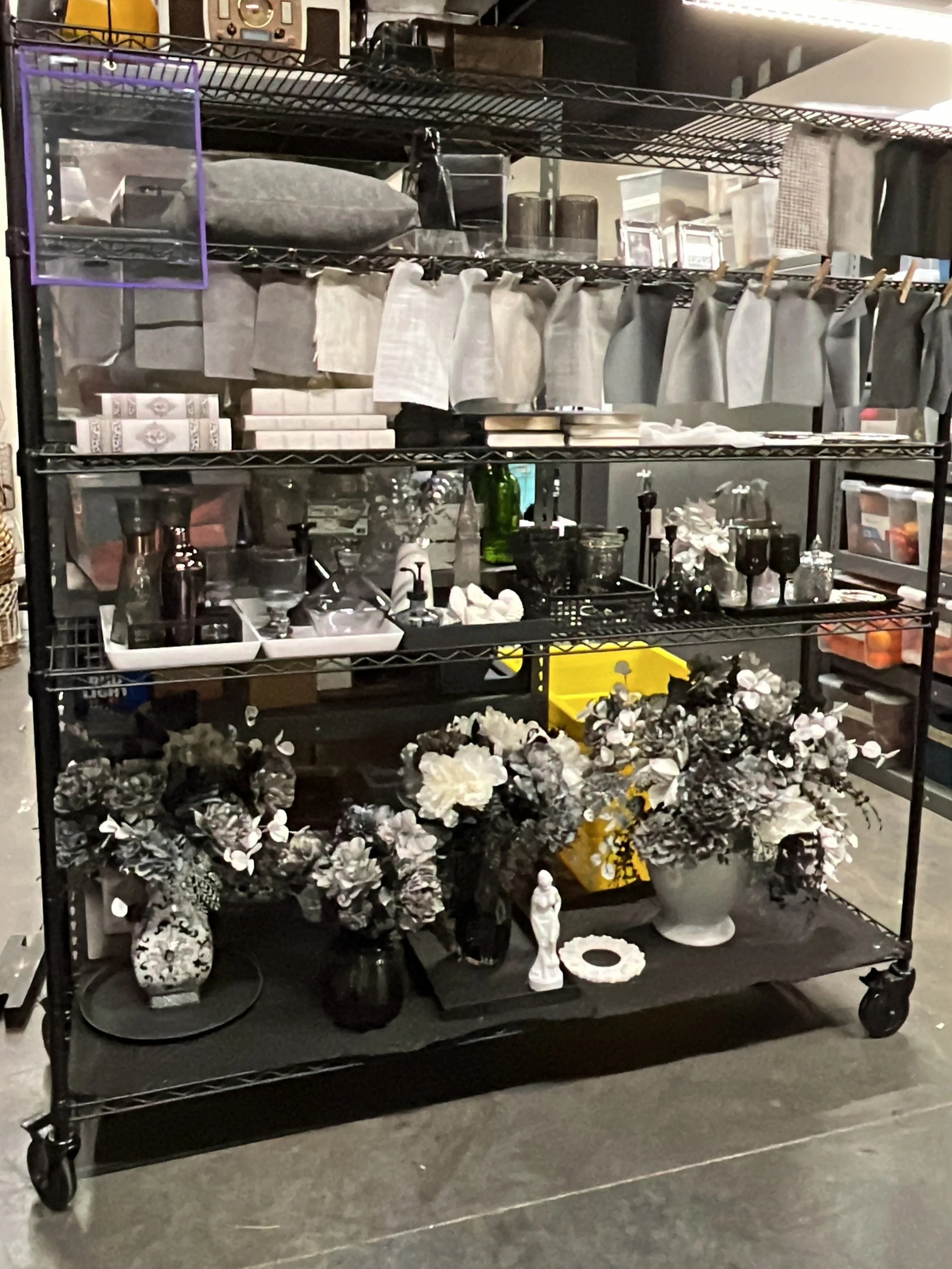 Black and white dressing items. MCM1940 (HCT).