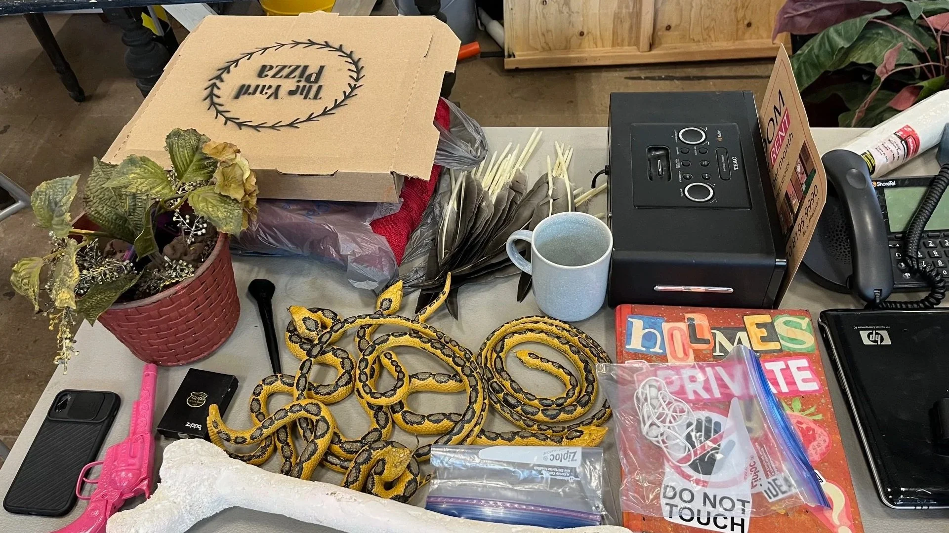 Mrs. Holmes and Mrs. Watson props