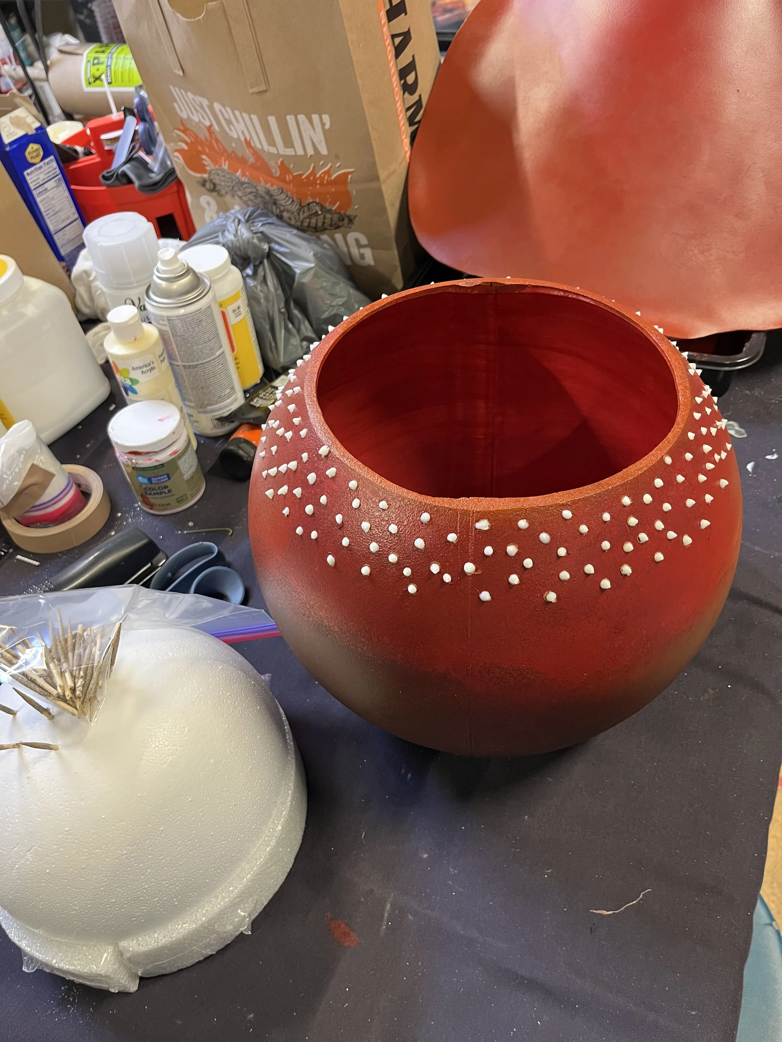 Rafflesia flower center.