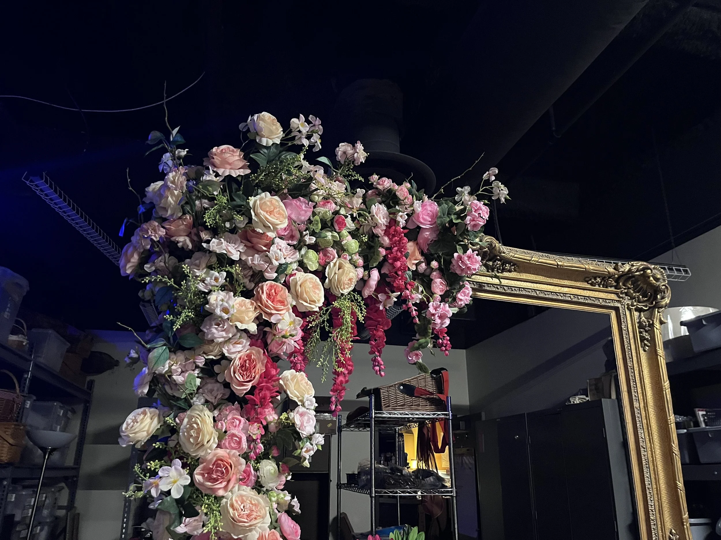 Rose frame dressing. Hallmarked (HCT).