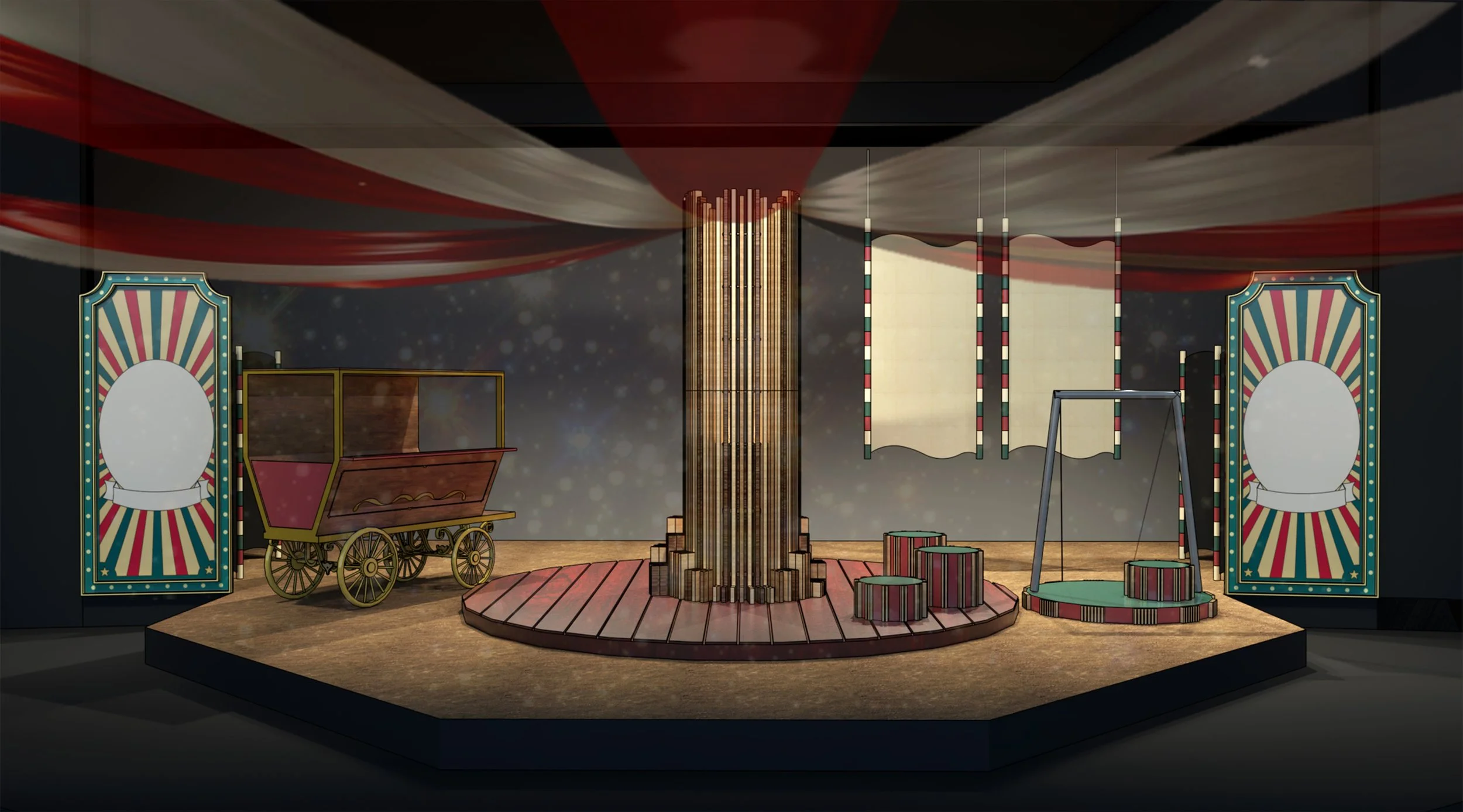 Design Proposal. Pinnocchio Teatrale. 
Photomontage. (SketchUp + Photoshop)