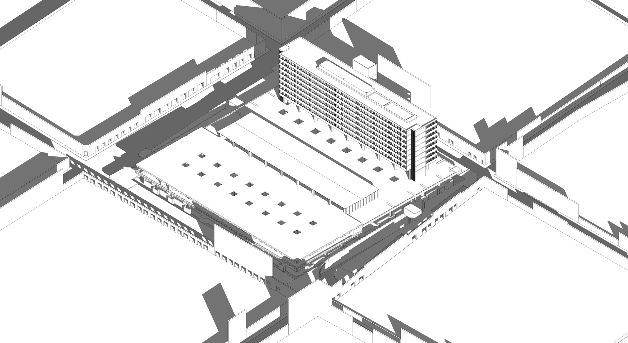 Central Market of Lima.
(SketchUp)