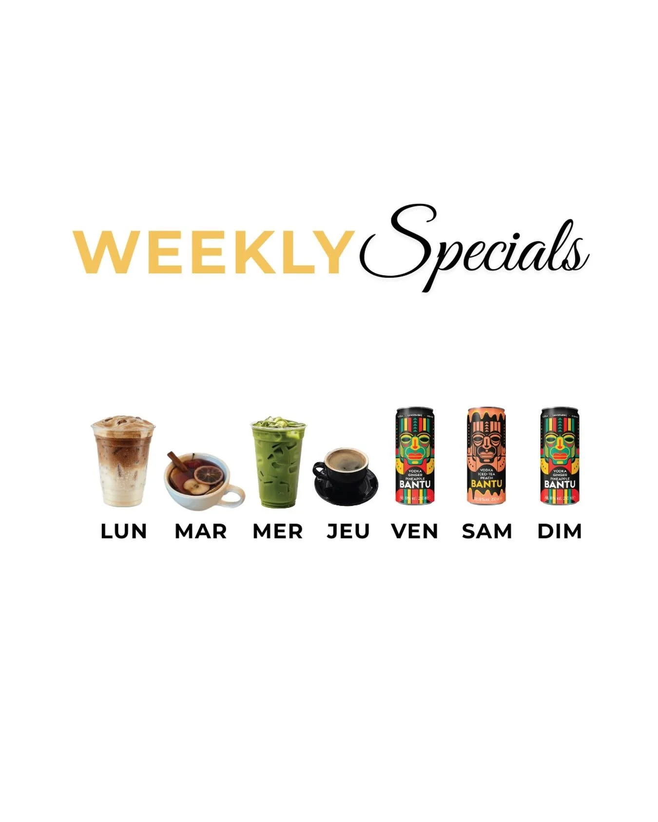 LA MEILLEURE PARTIE DE LA SEMAINE, C&rsquo;EST LA FIN 😇
 #BANTU #BANTUDRINKS #BANTUBOISSON
 &laquo; L&rsquo;abus d&rsquo;alcool est dangereux pour la sant&eacute;, &agrave; consommer avec mod&eacute;ration &raquo;